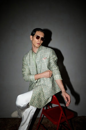 Kilim Nehru Jacket Set
