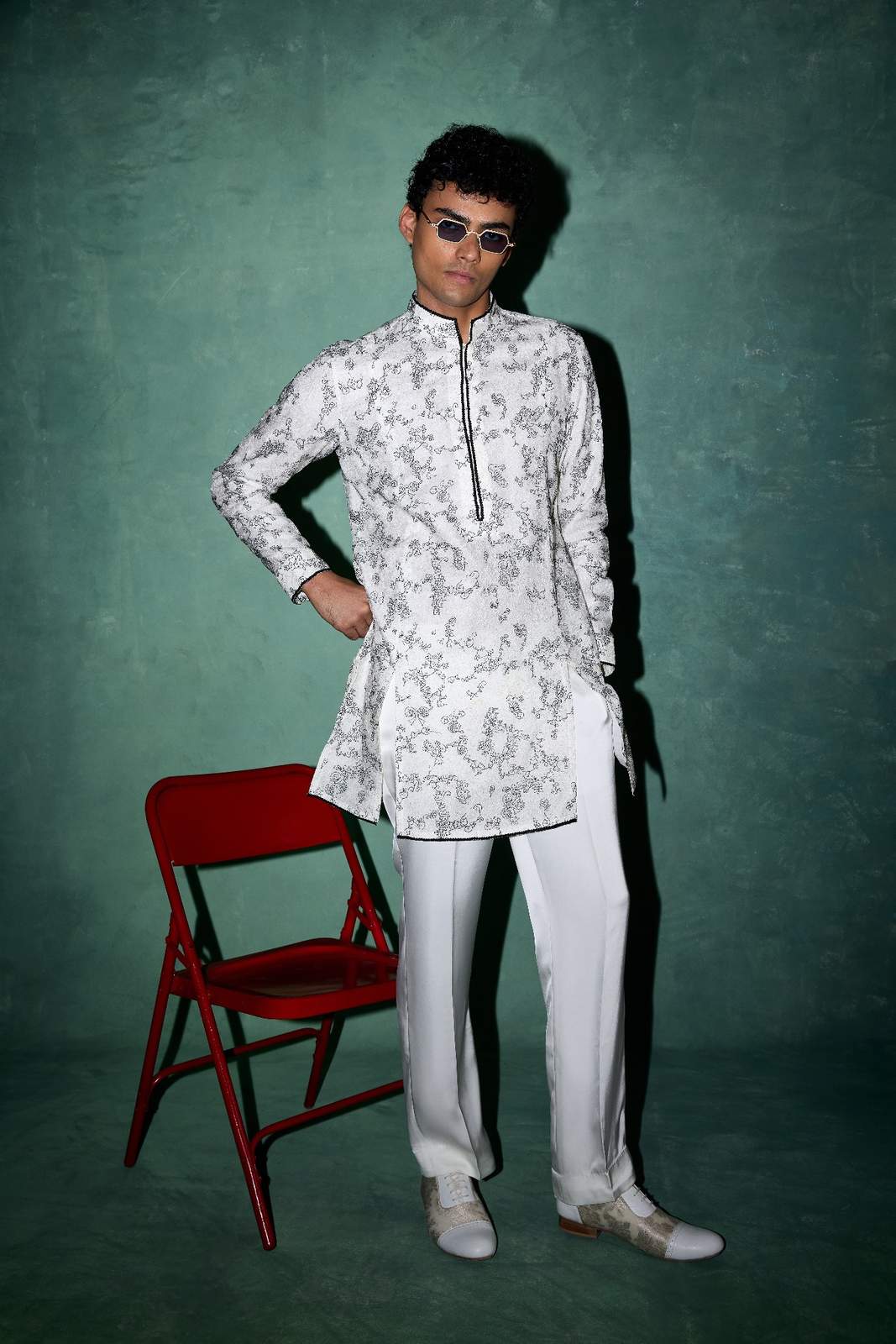 Naksh Deep Neck Kurta Set