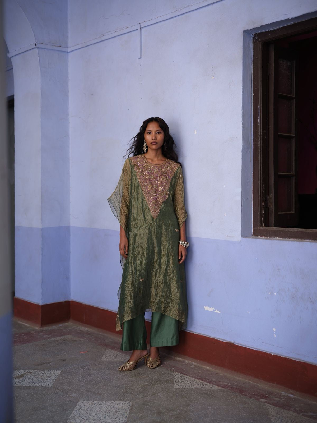 RAKHI KAFTAN PANT SET