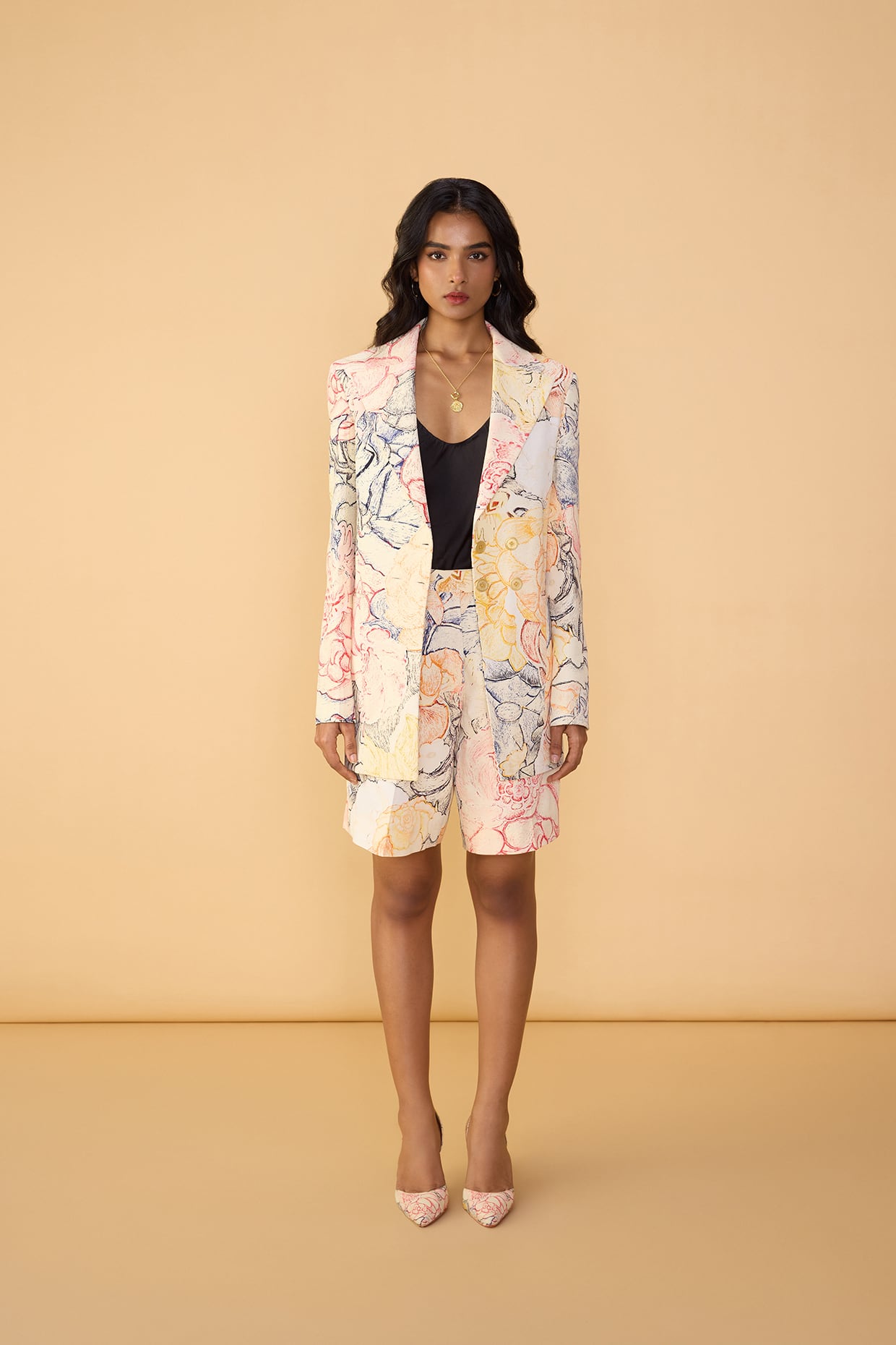 Miranda Blazer, Ivana Camisole & Rowan Shorts