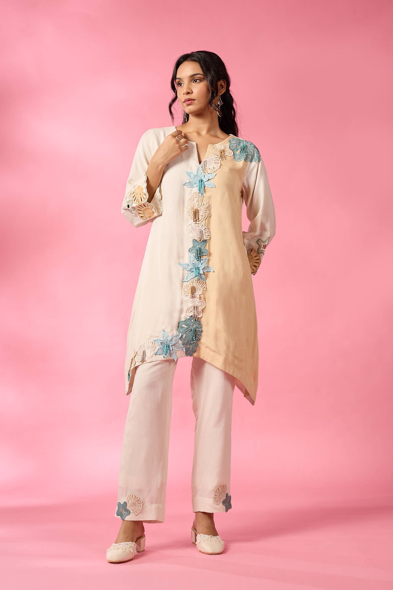 Sun Shell Kurta Set