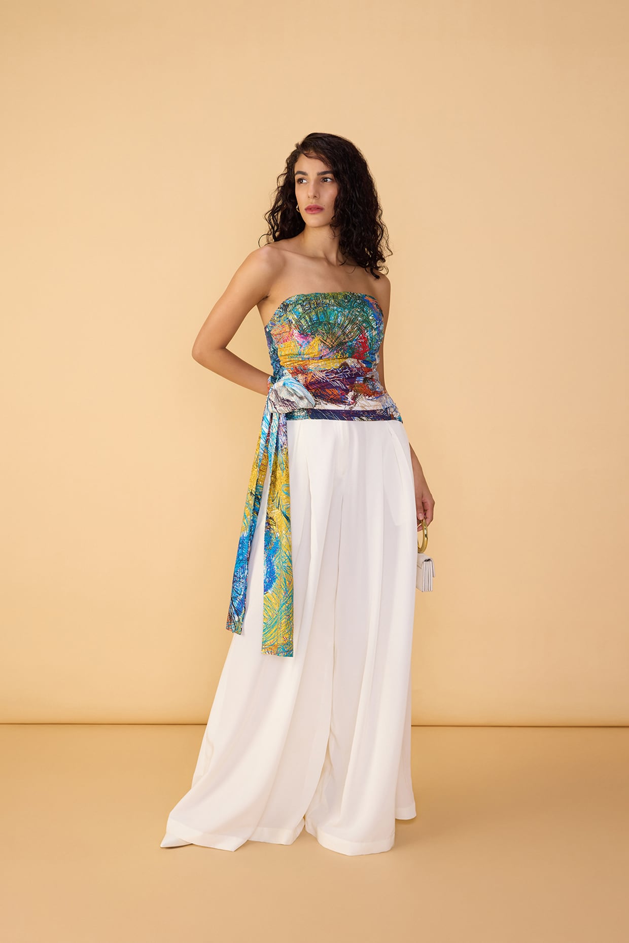 Amina Blouse & Saylor Palazzo