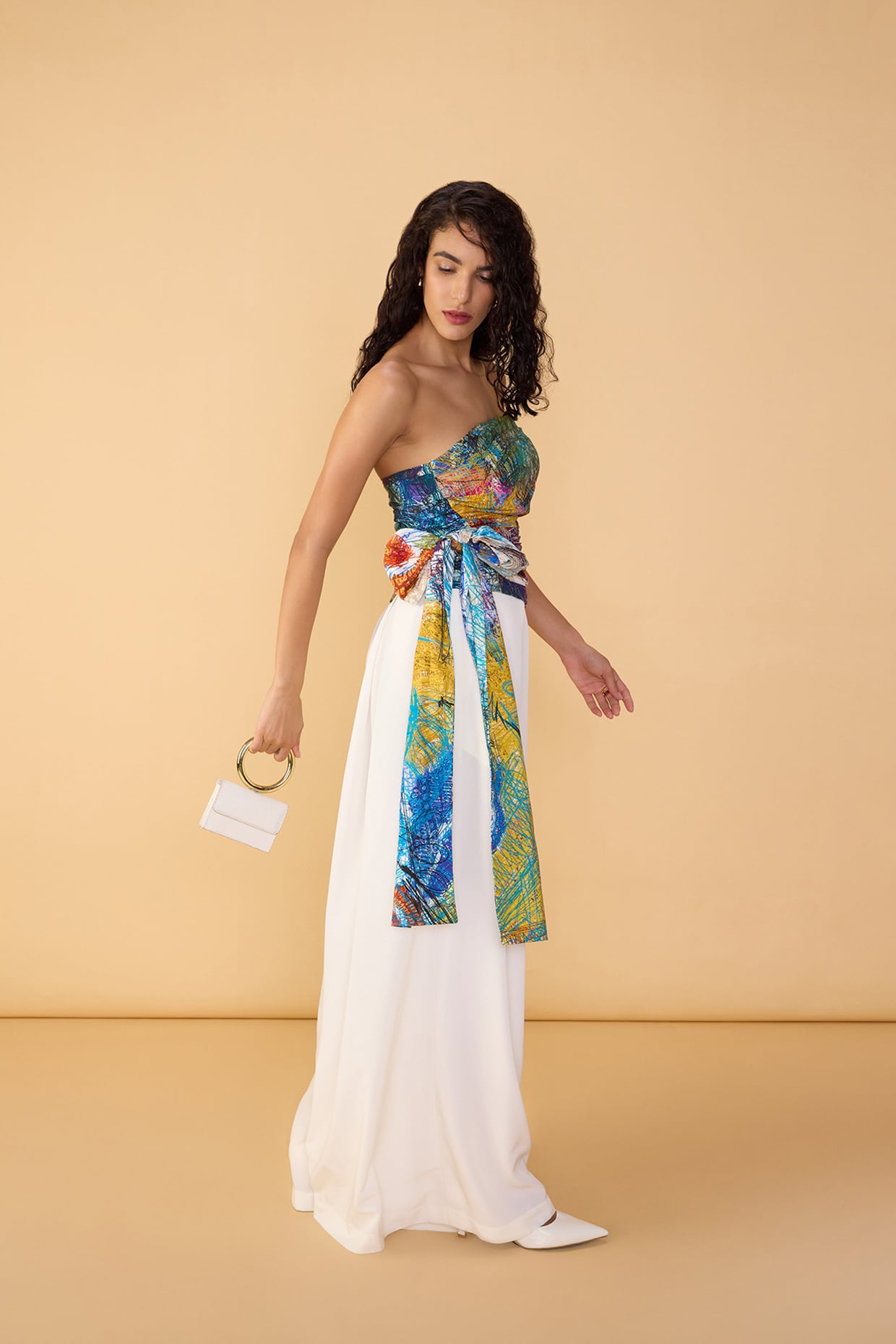 Amina Blouse & Saylor Palazzo