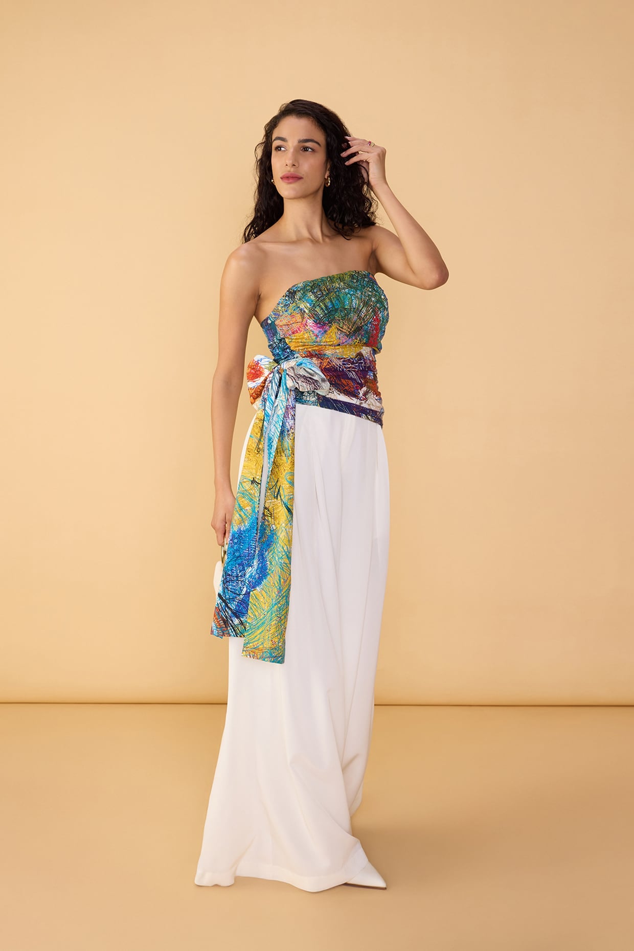 Amina Blouse & Saylor Palazzo