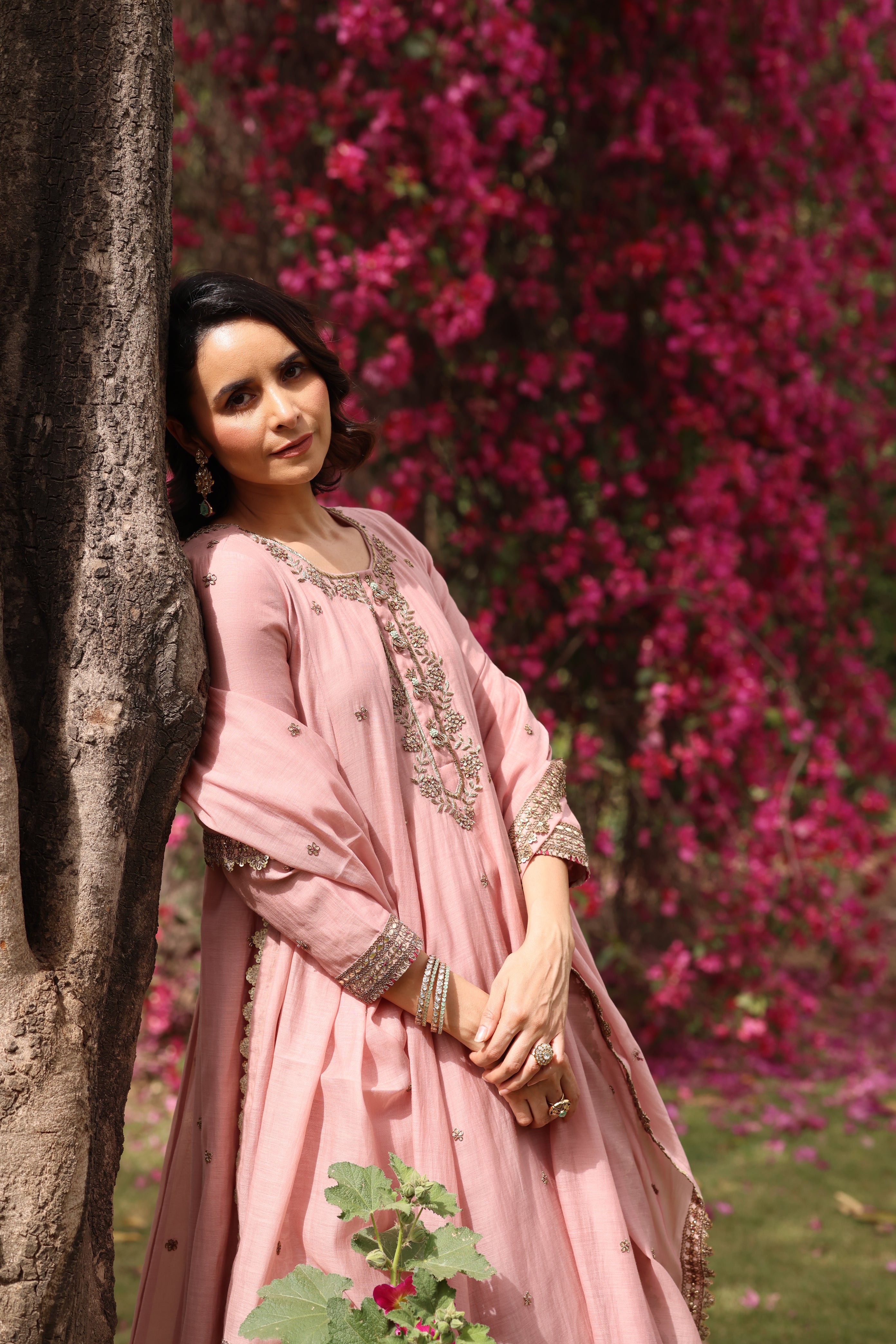 PINK GUL SADAF ANARKALI