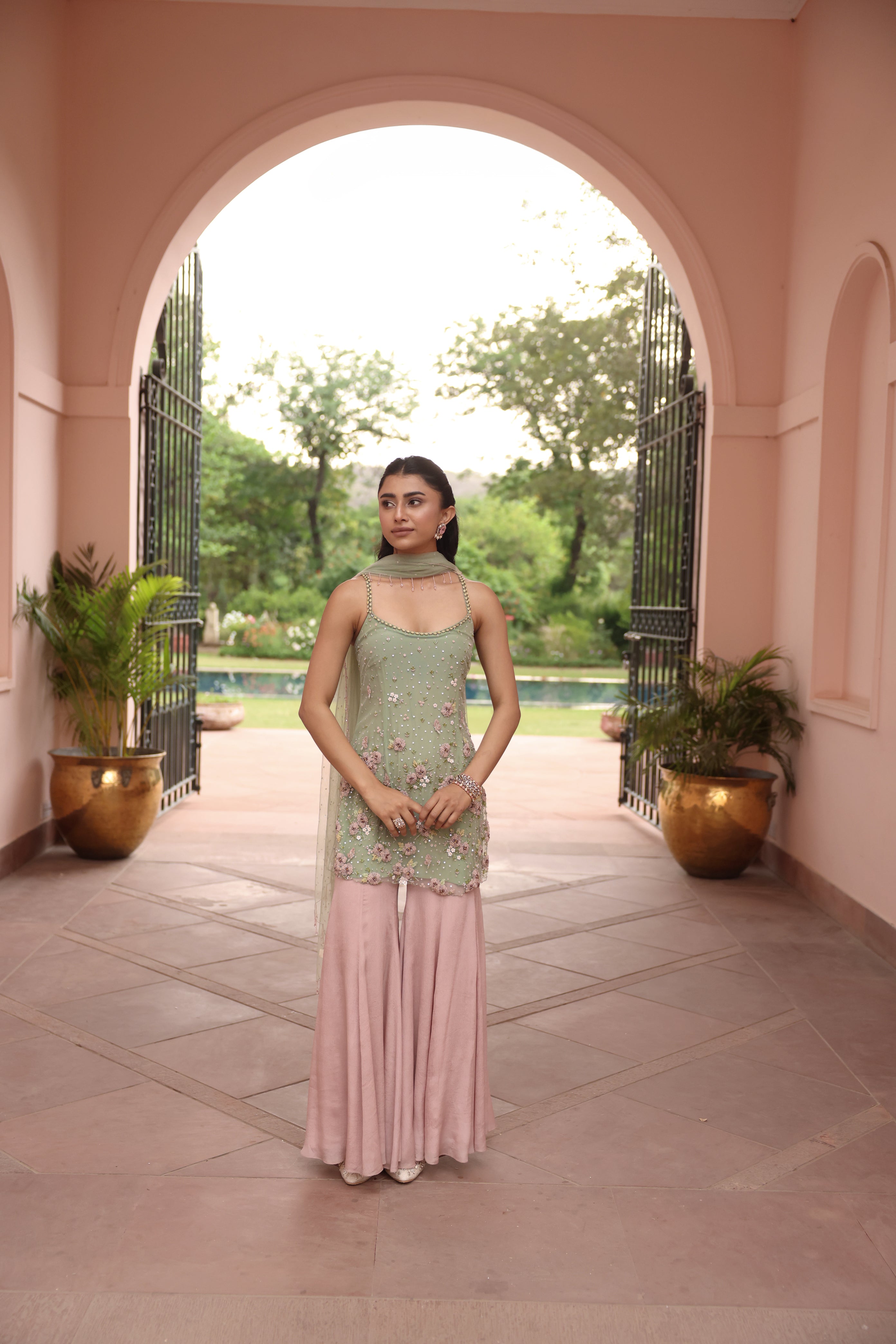 ZARIA SHARARA SET