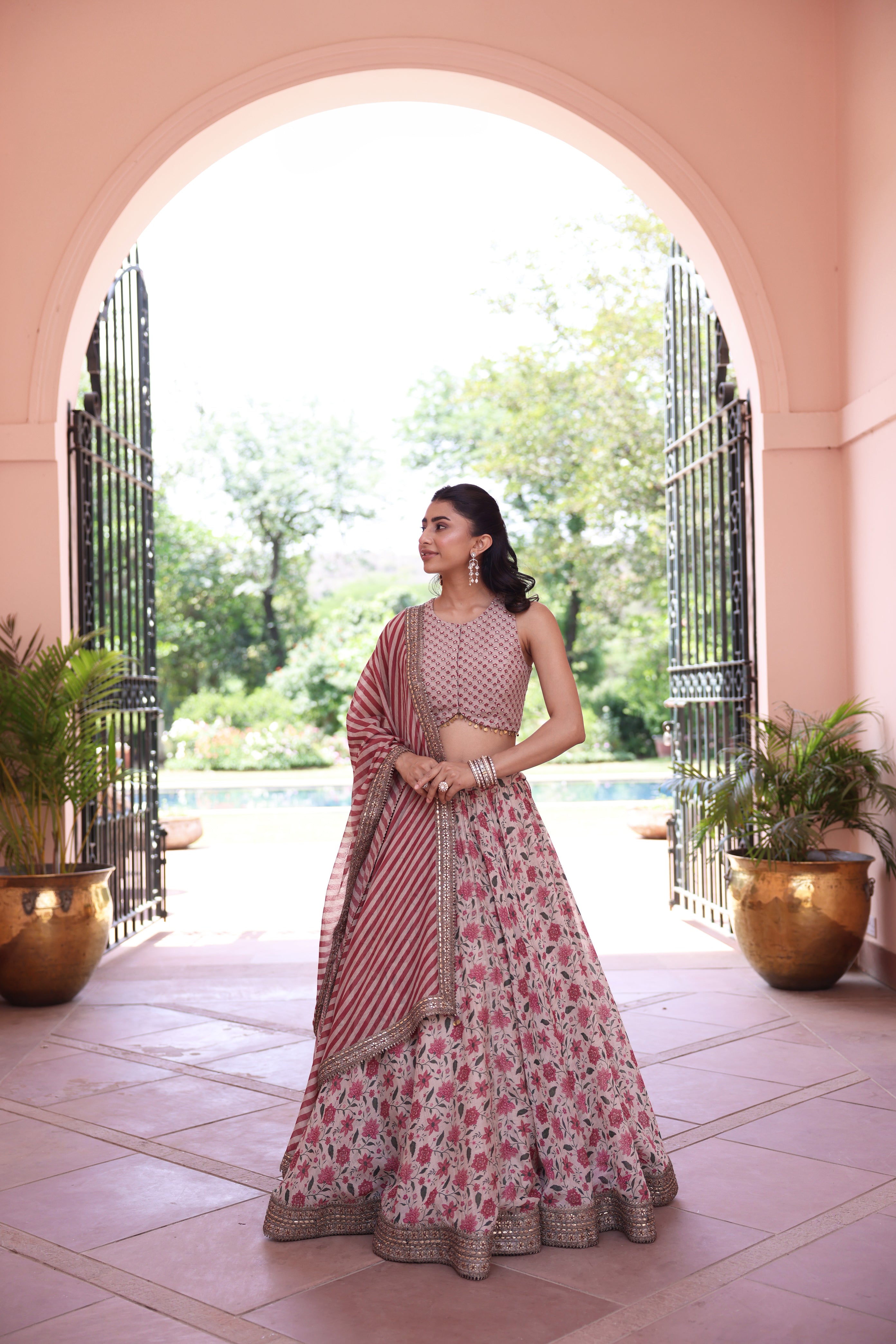 NOOR E SUMMER PRINTED LEHENGA