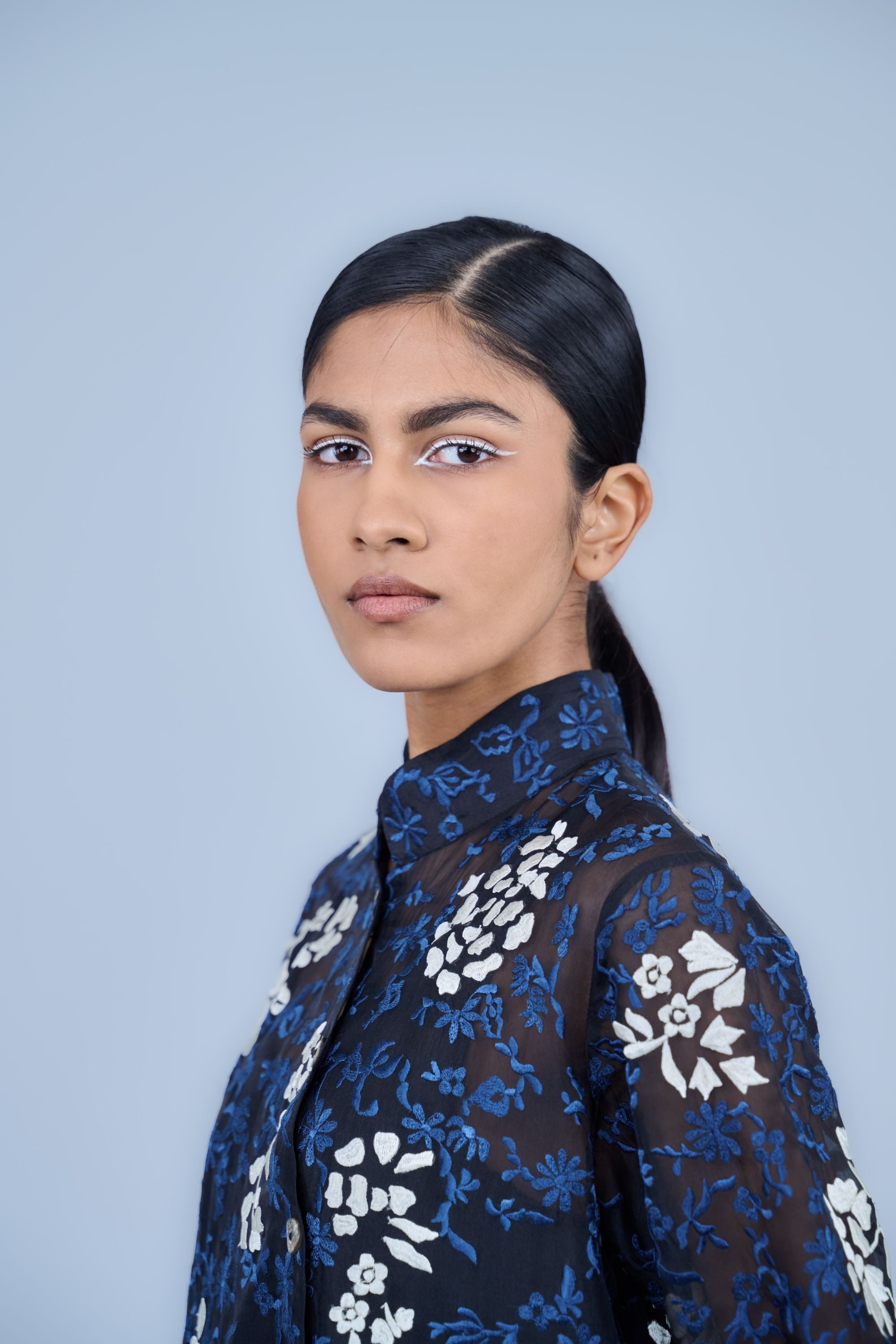 Black Spc Ec Handloom Cotton Kurta