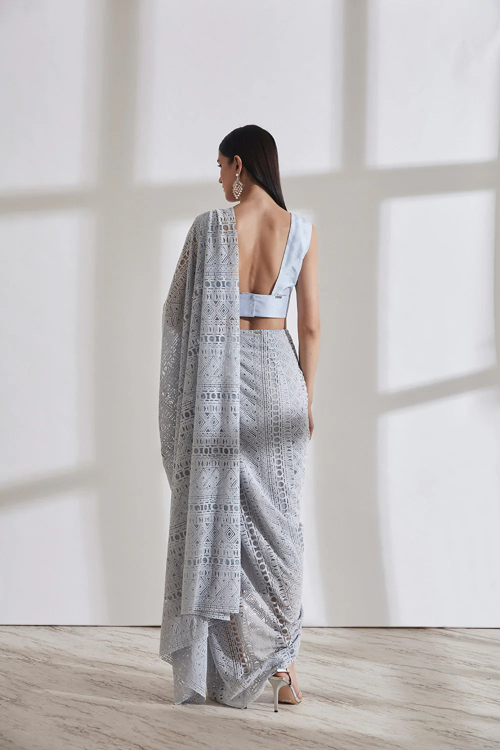 Godet Sari with Vik Blouse