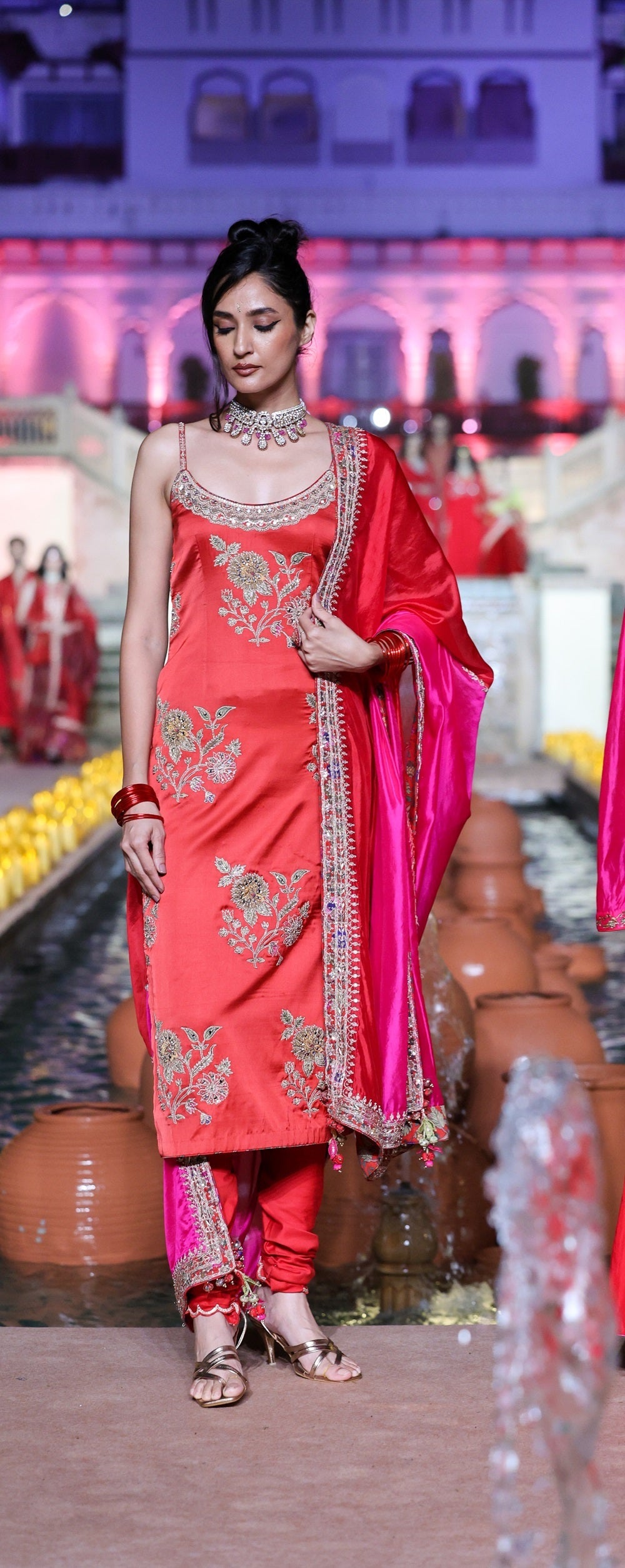 Surkh Laal Heavy Kurta Set