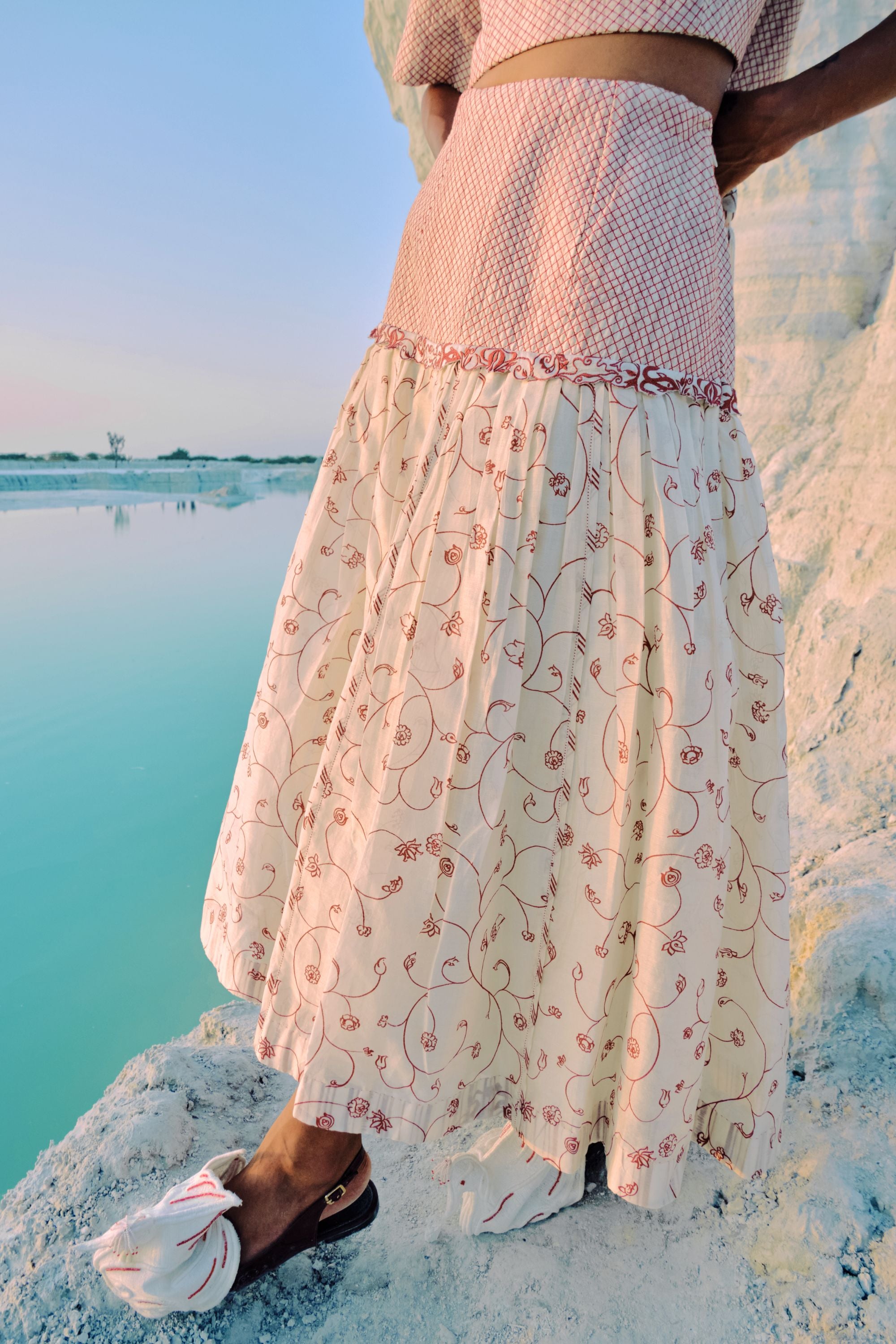 Hnin Quilted Skirt
