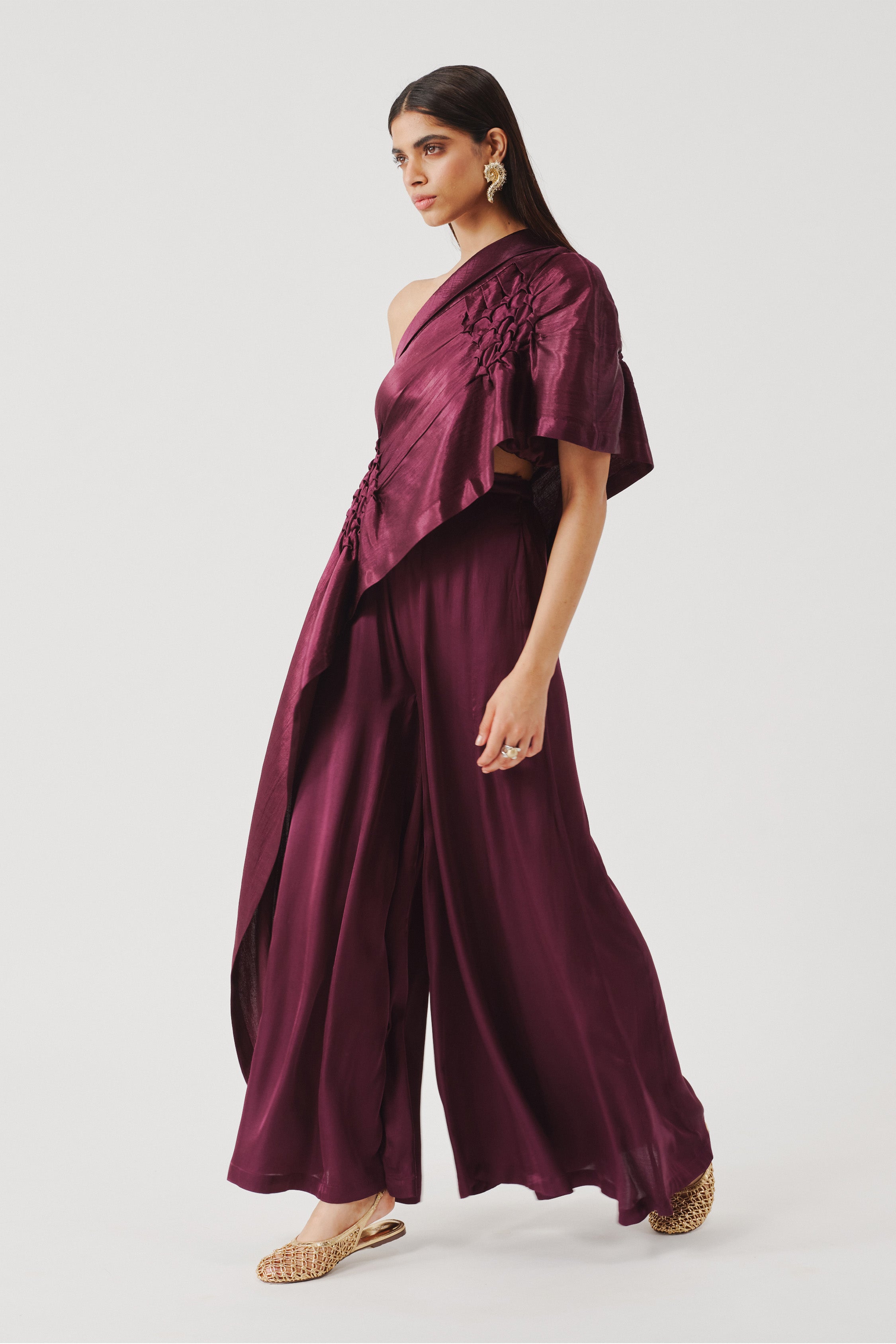 Pisa Top in Burgundy