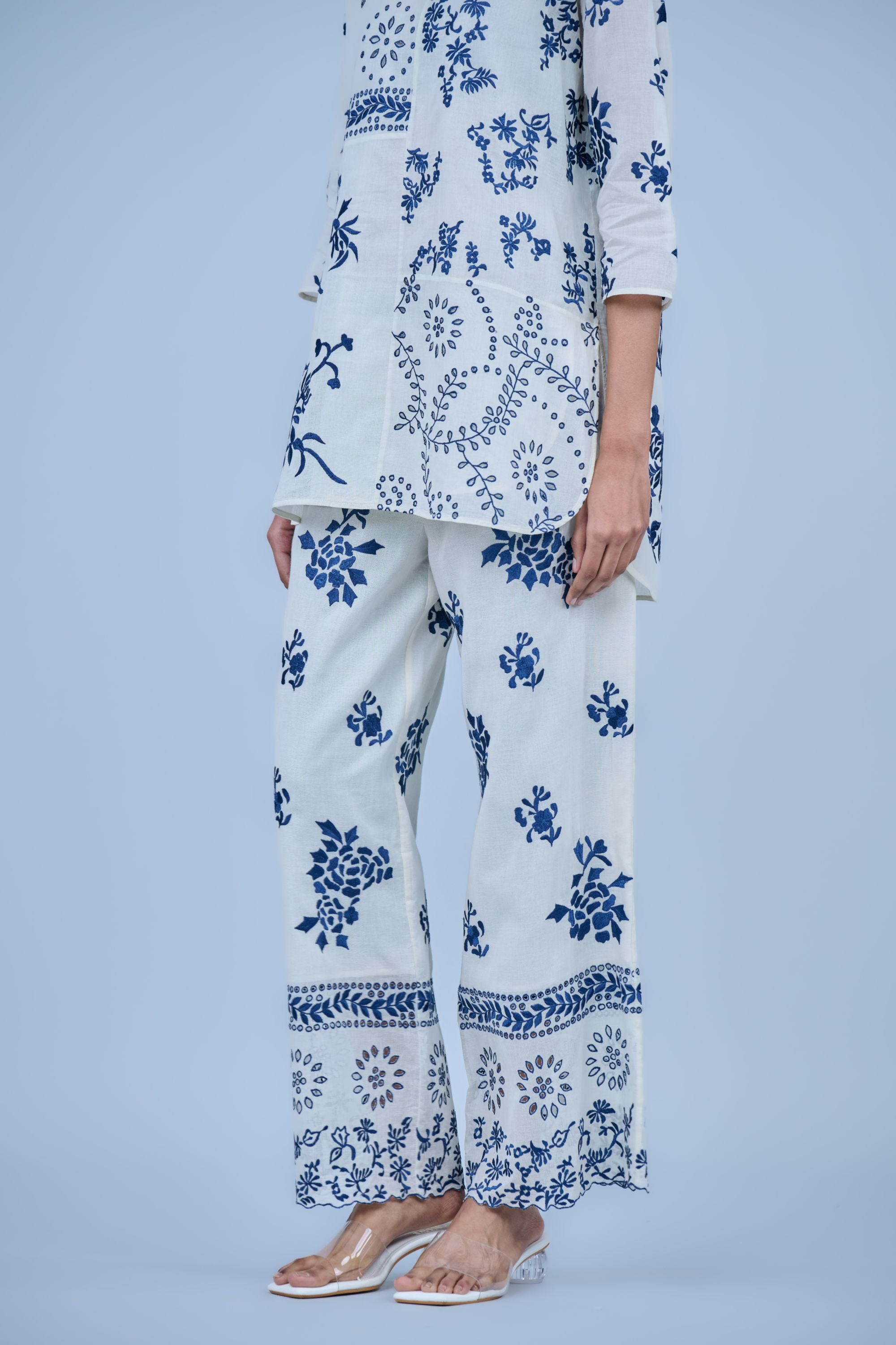 Ecru Spc Handloom Cotton Top