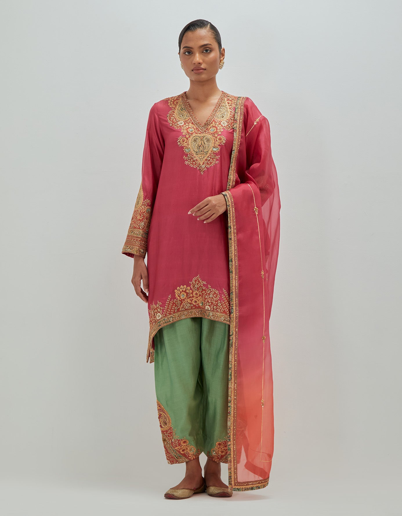 Festive Pret Dhoti Set