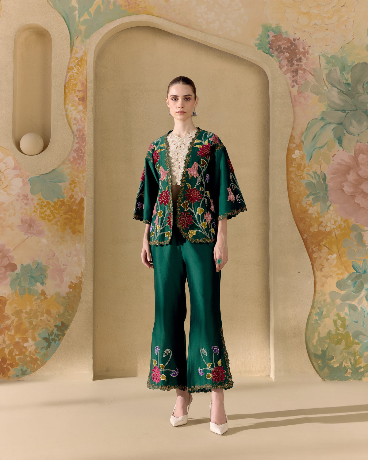 Emerald Green Botanica Pants