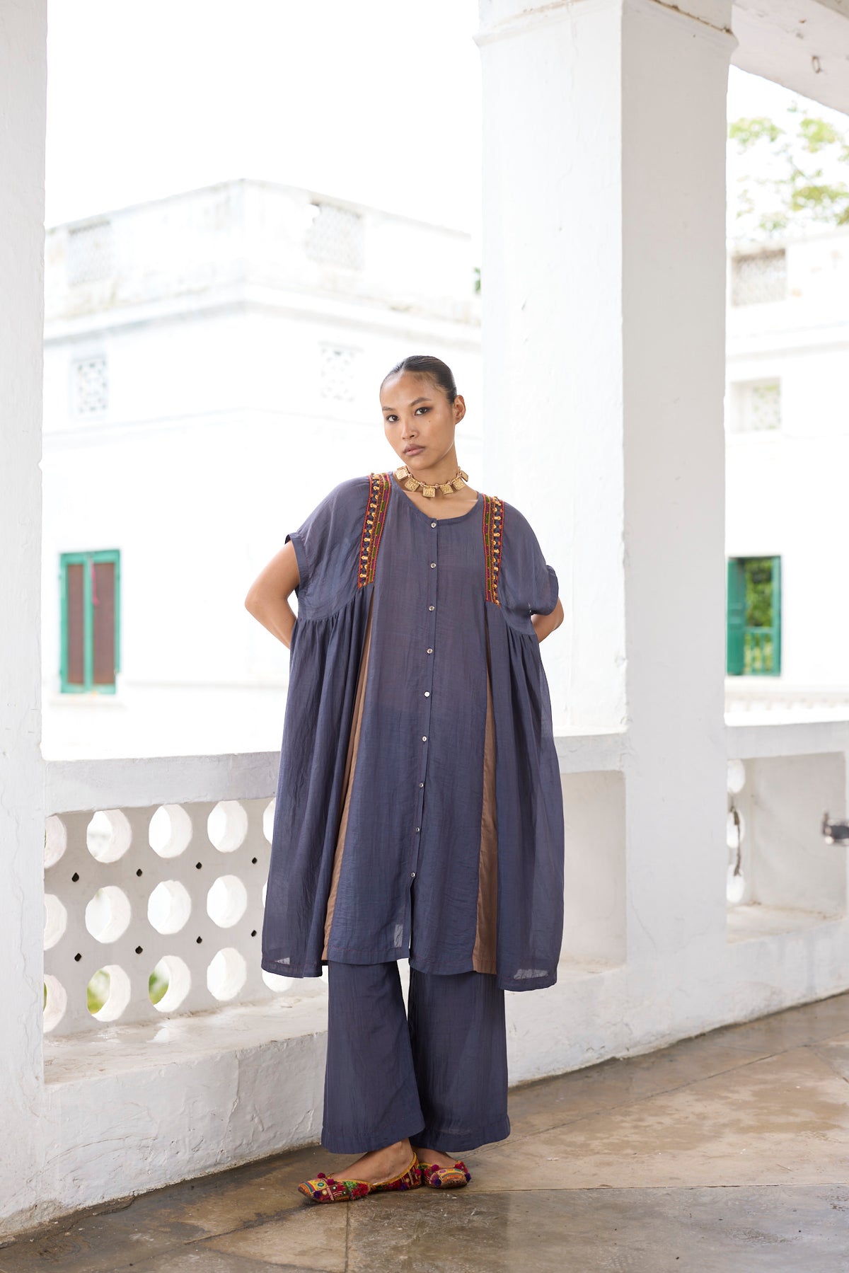 Multi Komorebi Tunic Set