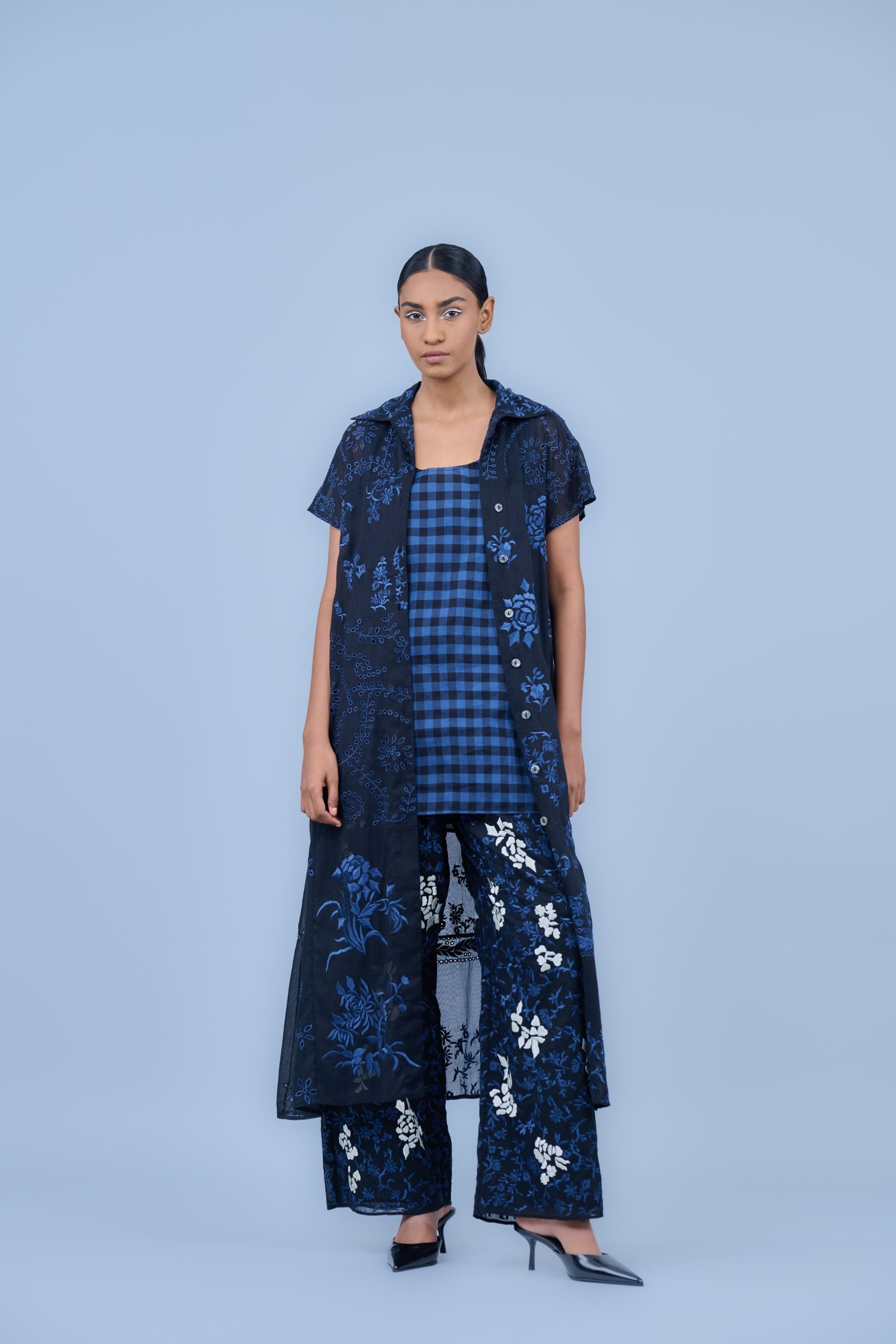 Black Spc Ec Handloom Cotton Pant