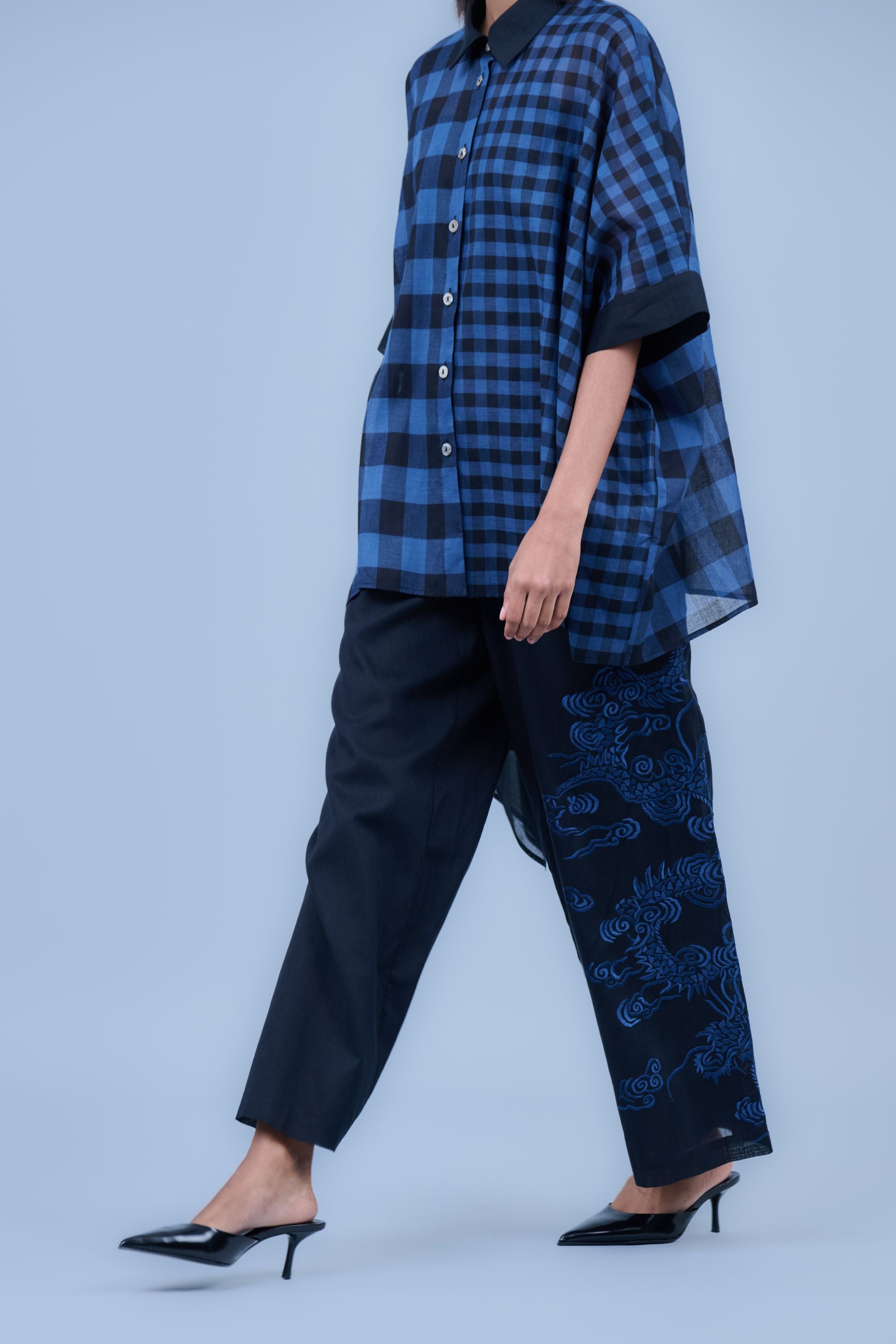 Space Yarn Dyed Cotton Shirt