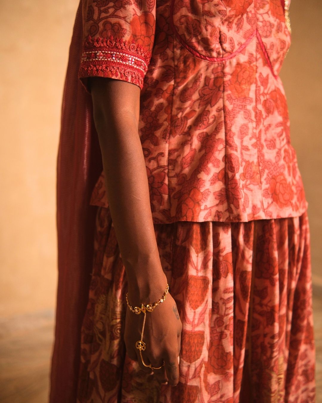 AJRAKH LEHENGA CHOLI