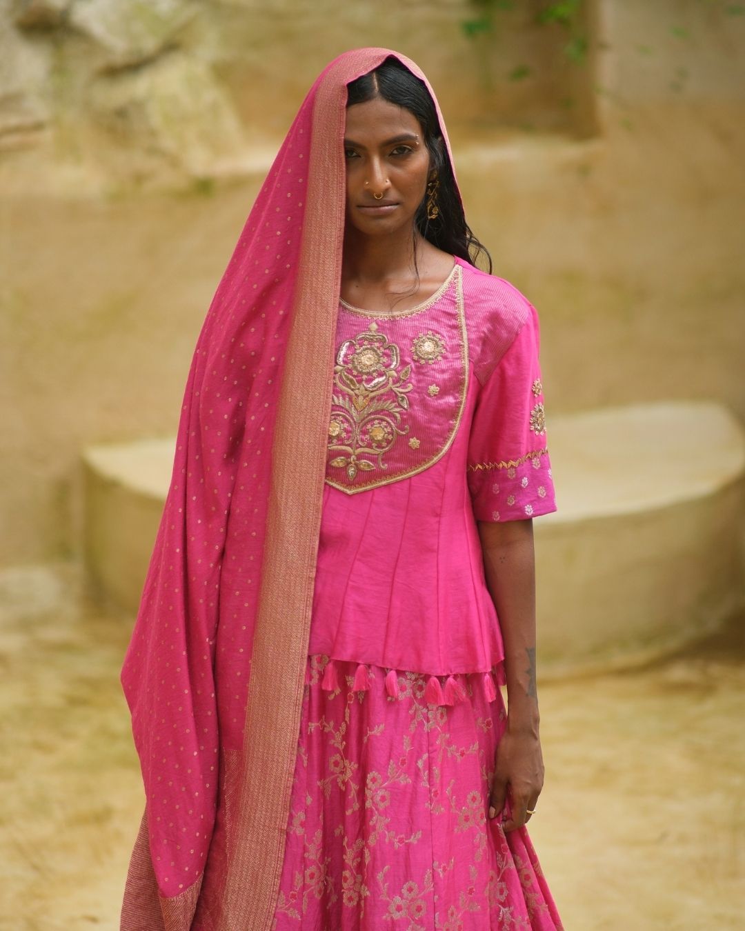 HAND EMBROIDERED LEHENGA CHOLI