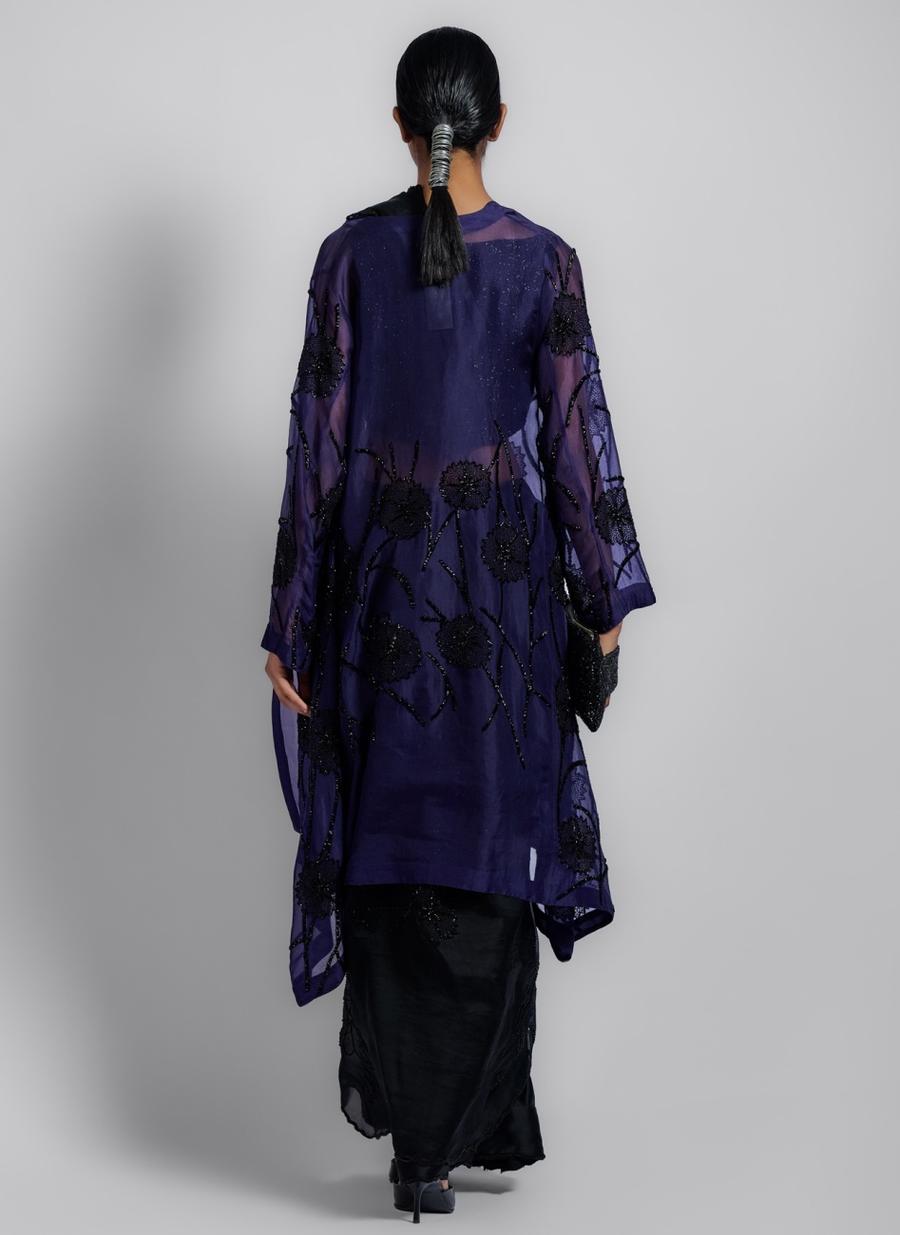 Black Handloom Cotton Blouse