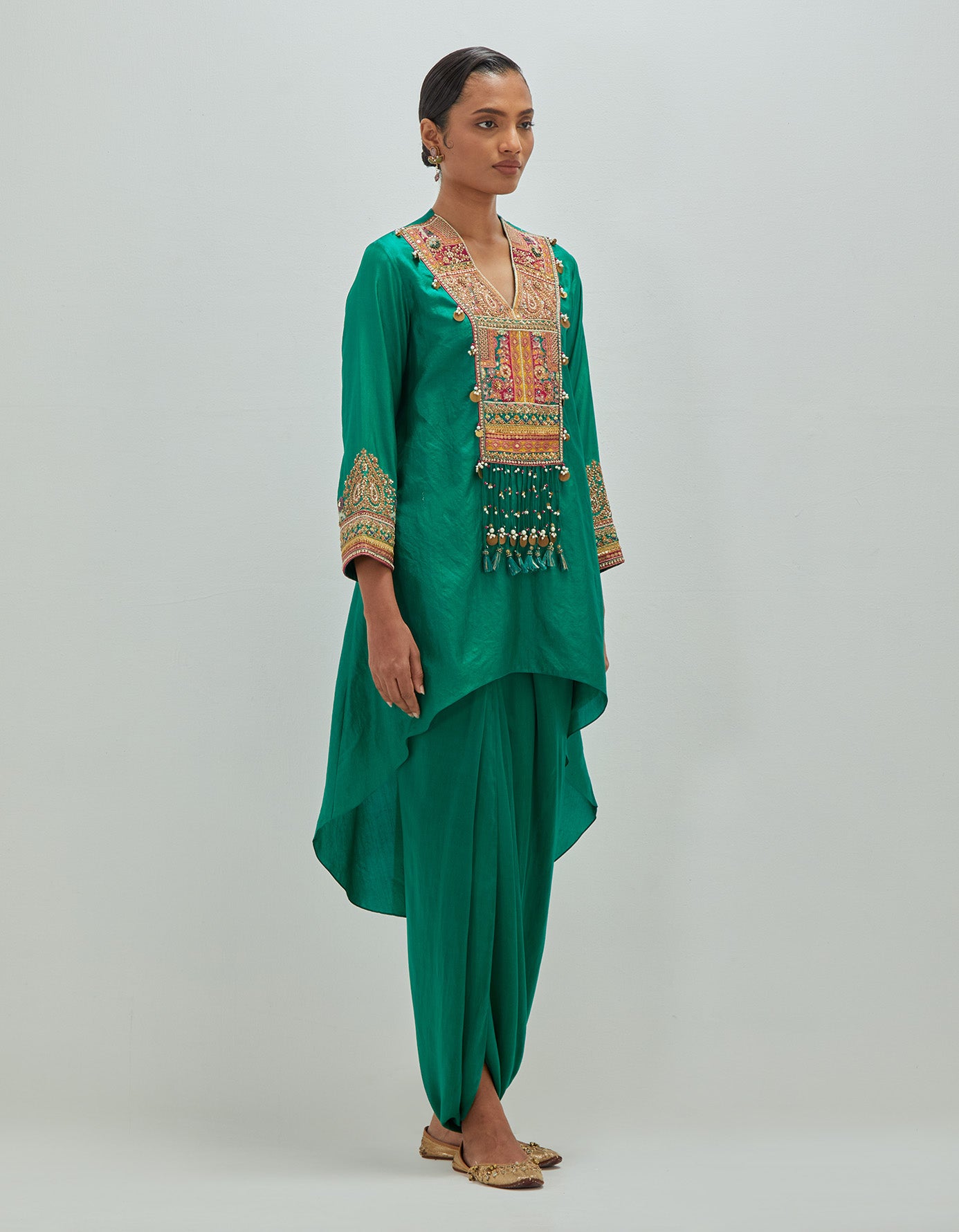 Festive Pret Dhoti Set