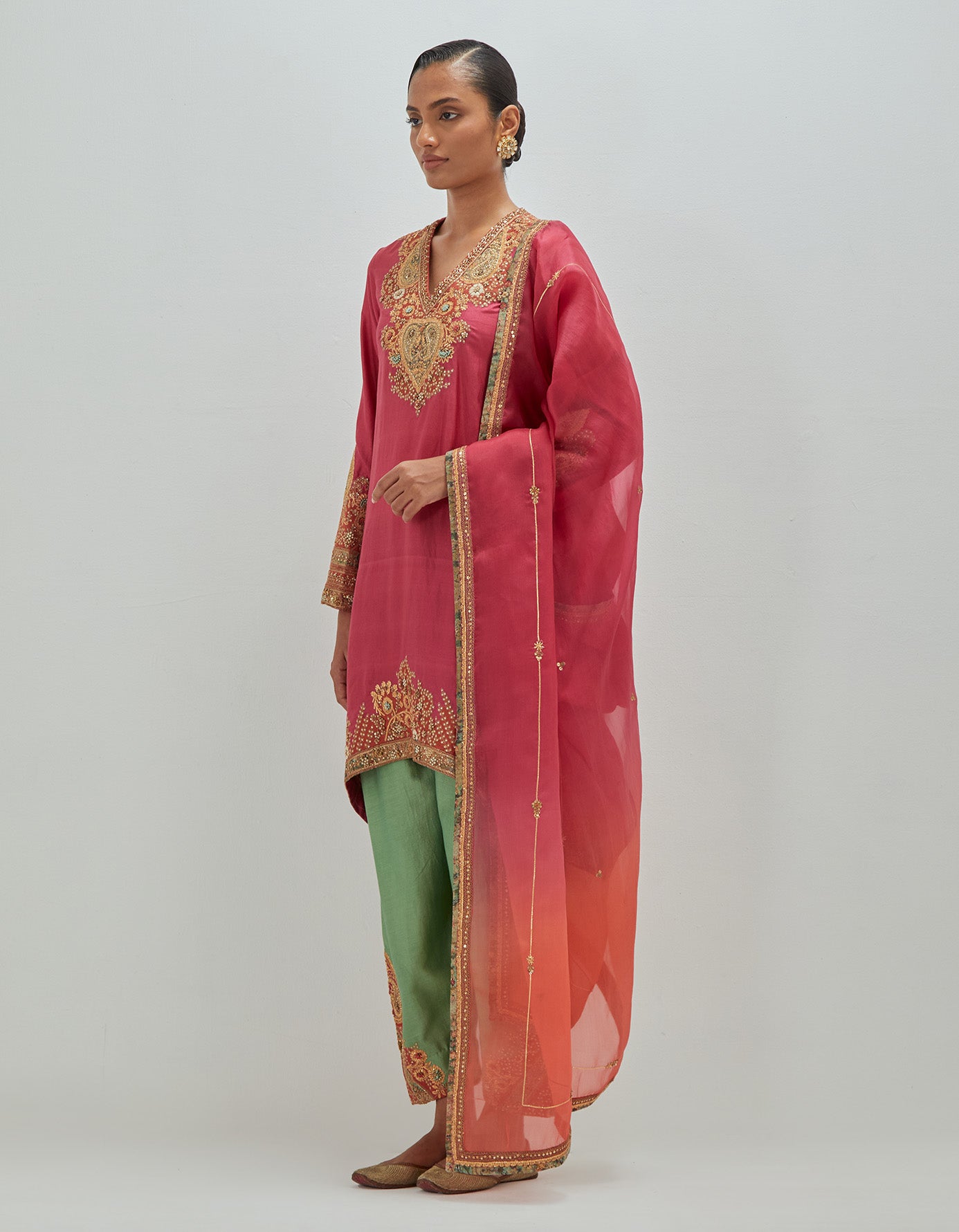 Festive Pret Dhoti Set