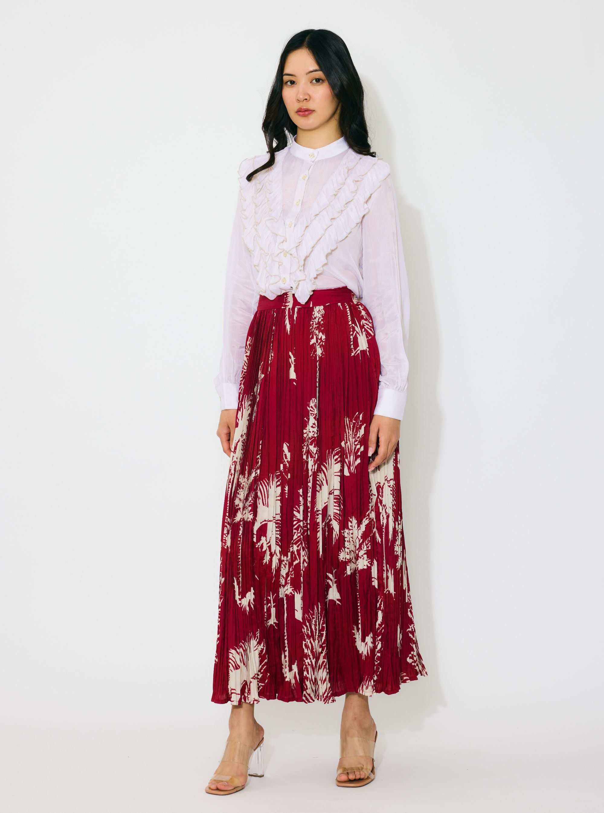 IVORY FRILL TOP