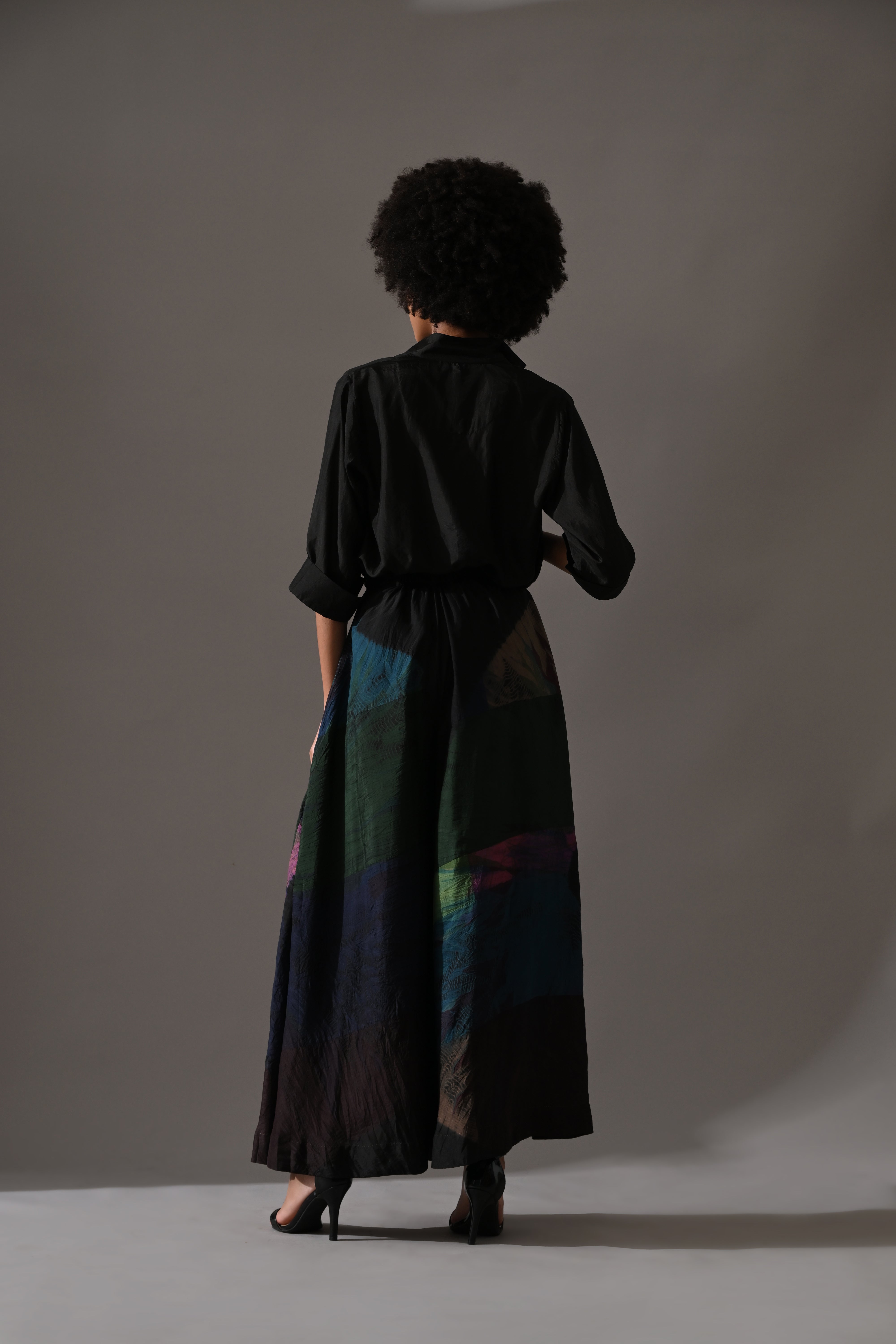 Multi Patchwork and Placement Tie Dye Co-ord Set