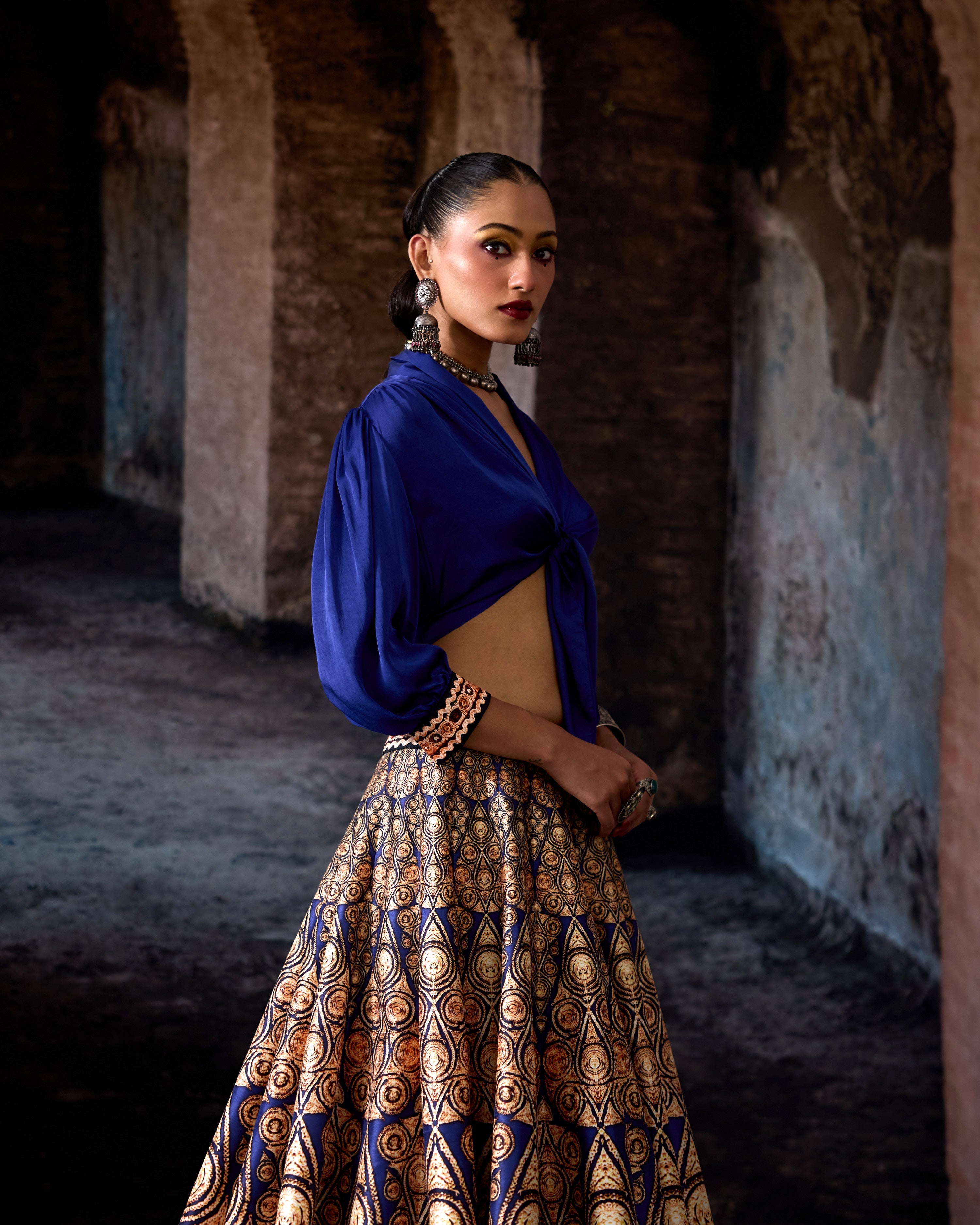 Bethari : Rubali/Leela - Navy Blue