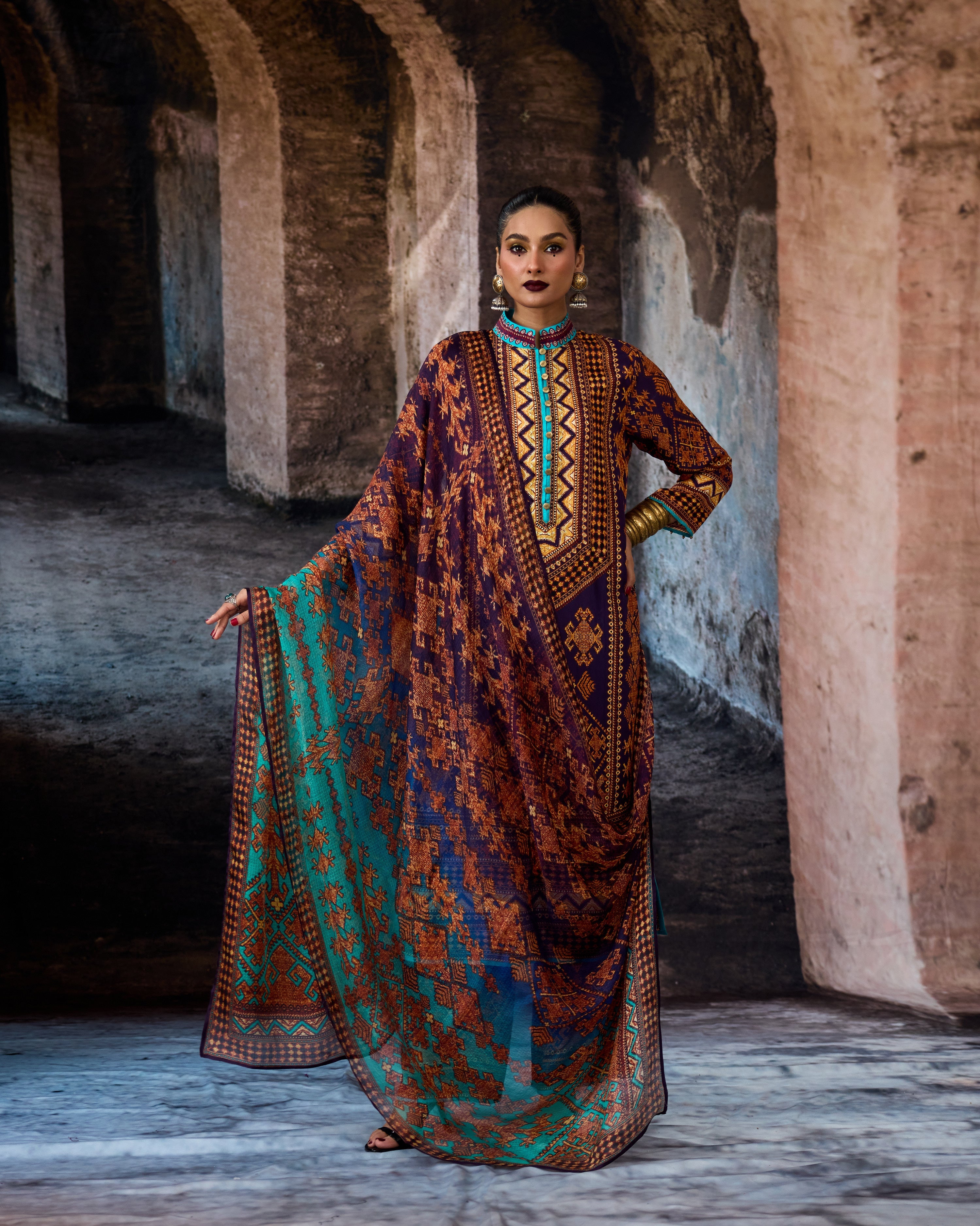 Bethari : Ramin - Purple/Gold