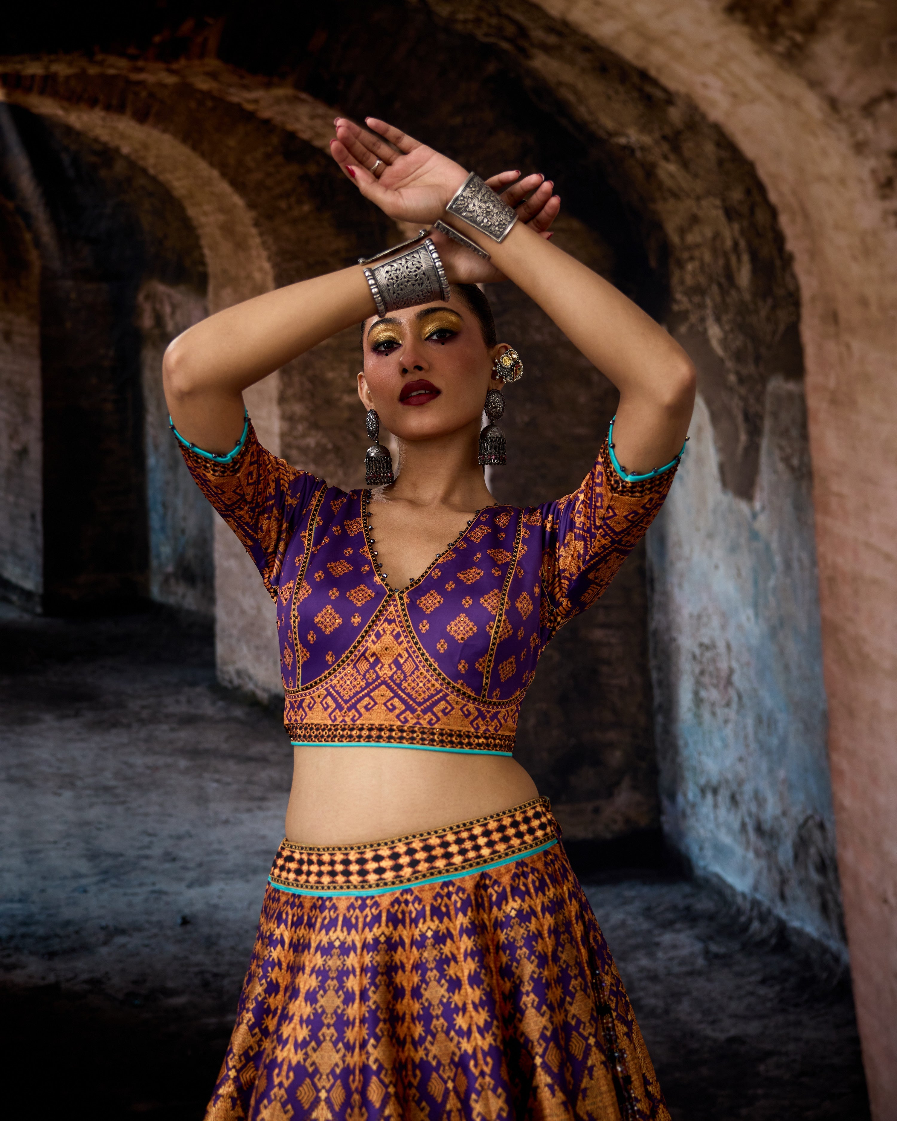 Bethari : Leela - Purple/Gold