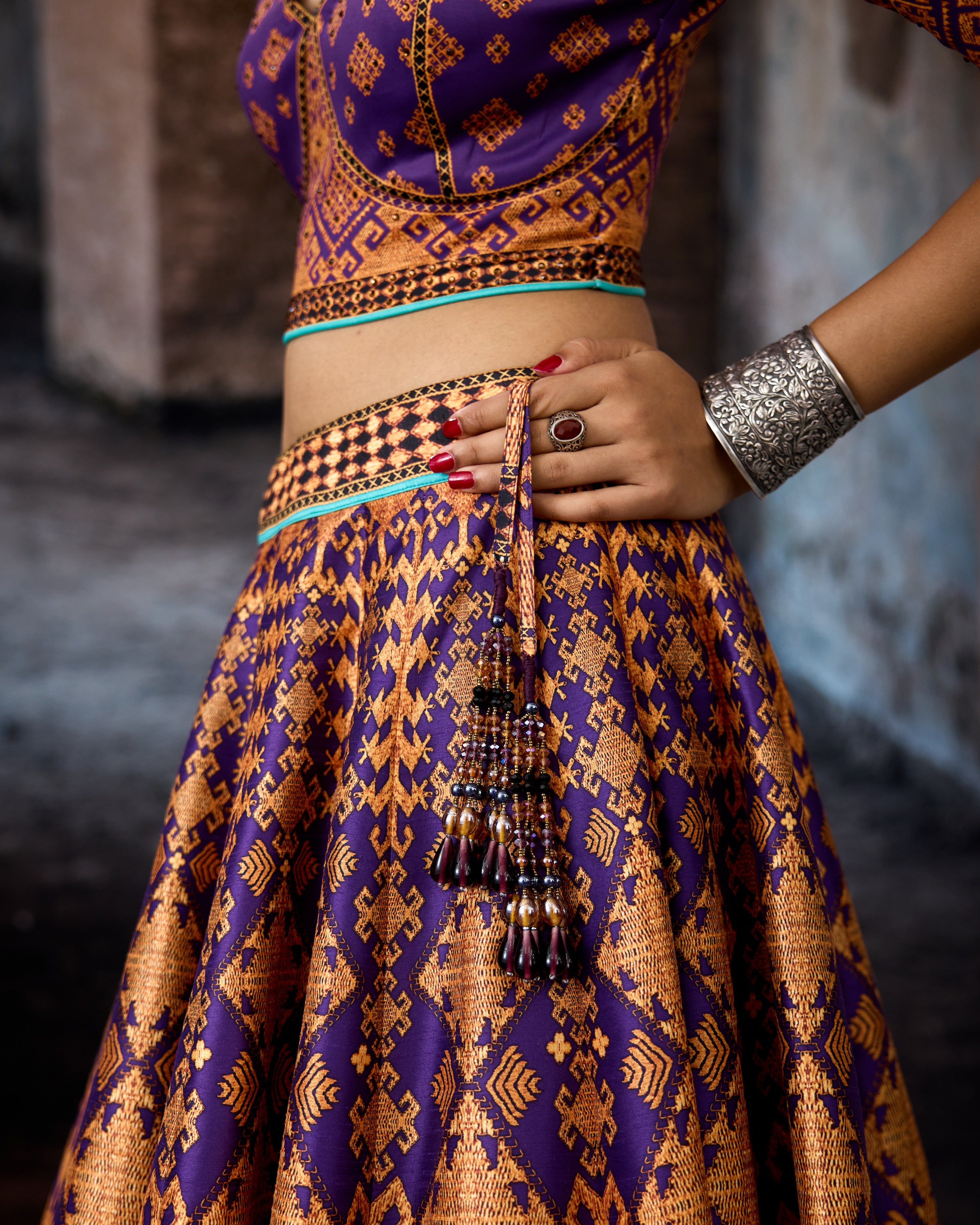 Bethari : Leela - Purple/Gold