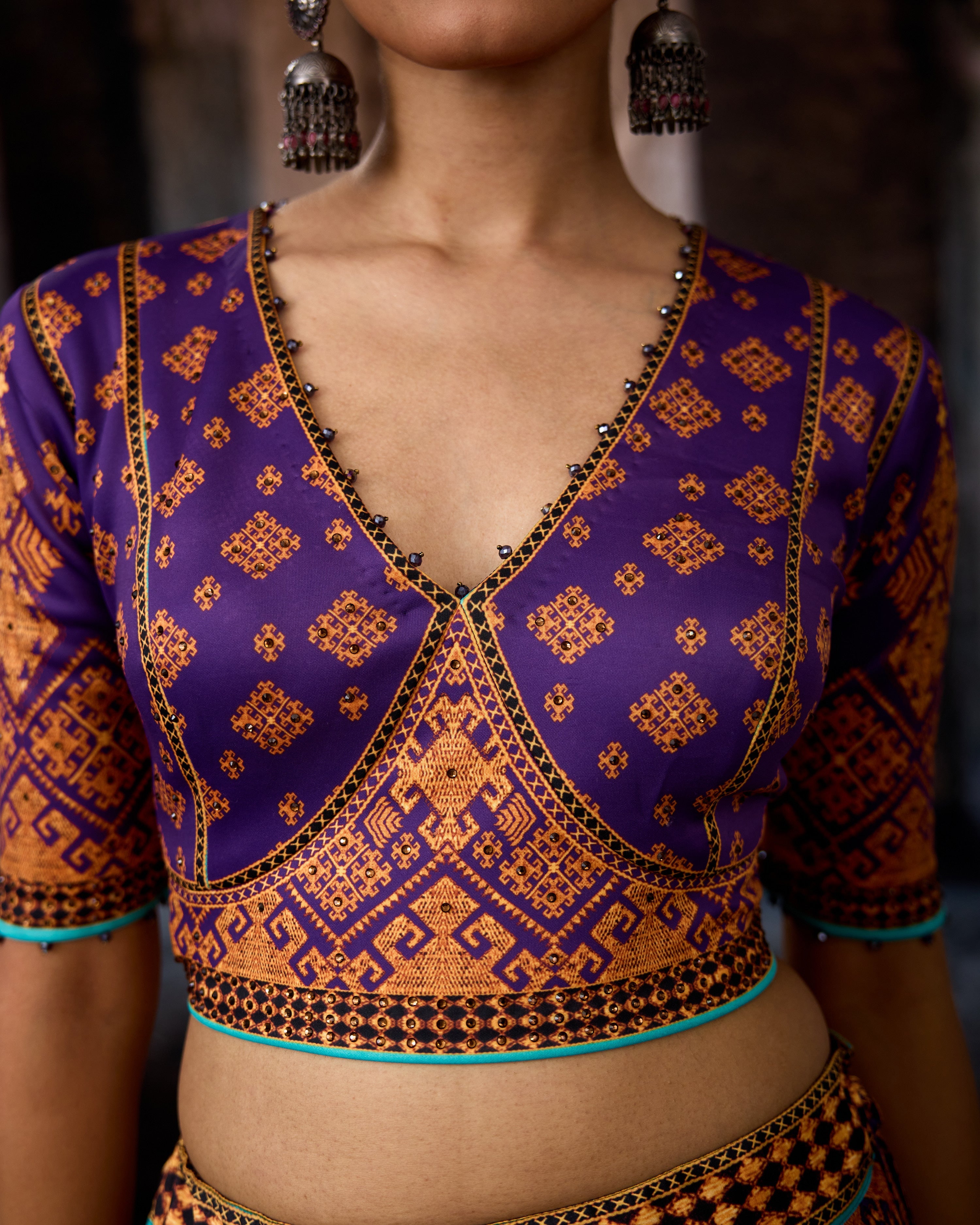Bethari : Leela - Purple/Gold