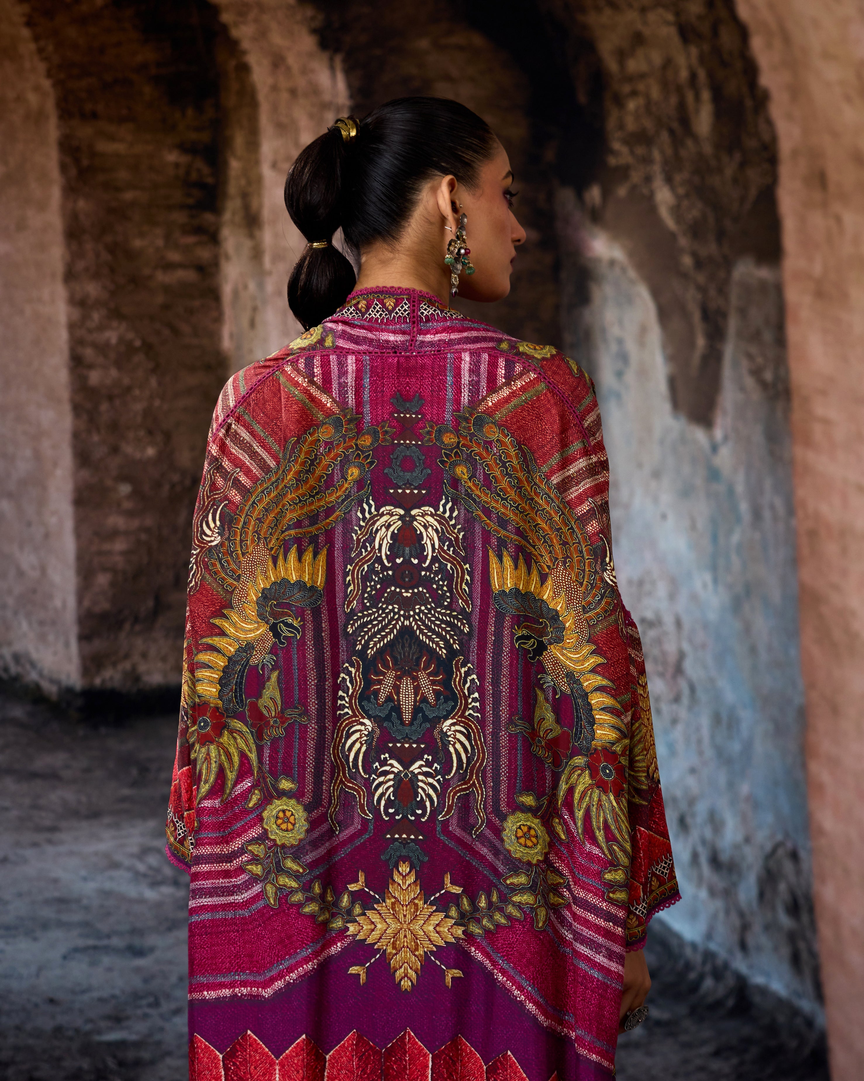 Bethari : Jannat/Corset/Draupati - Plum/Gold