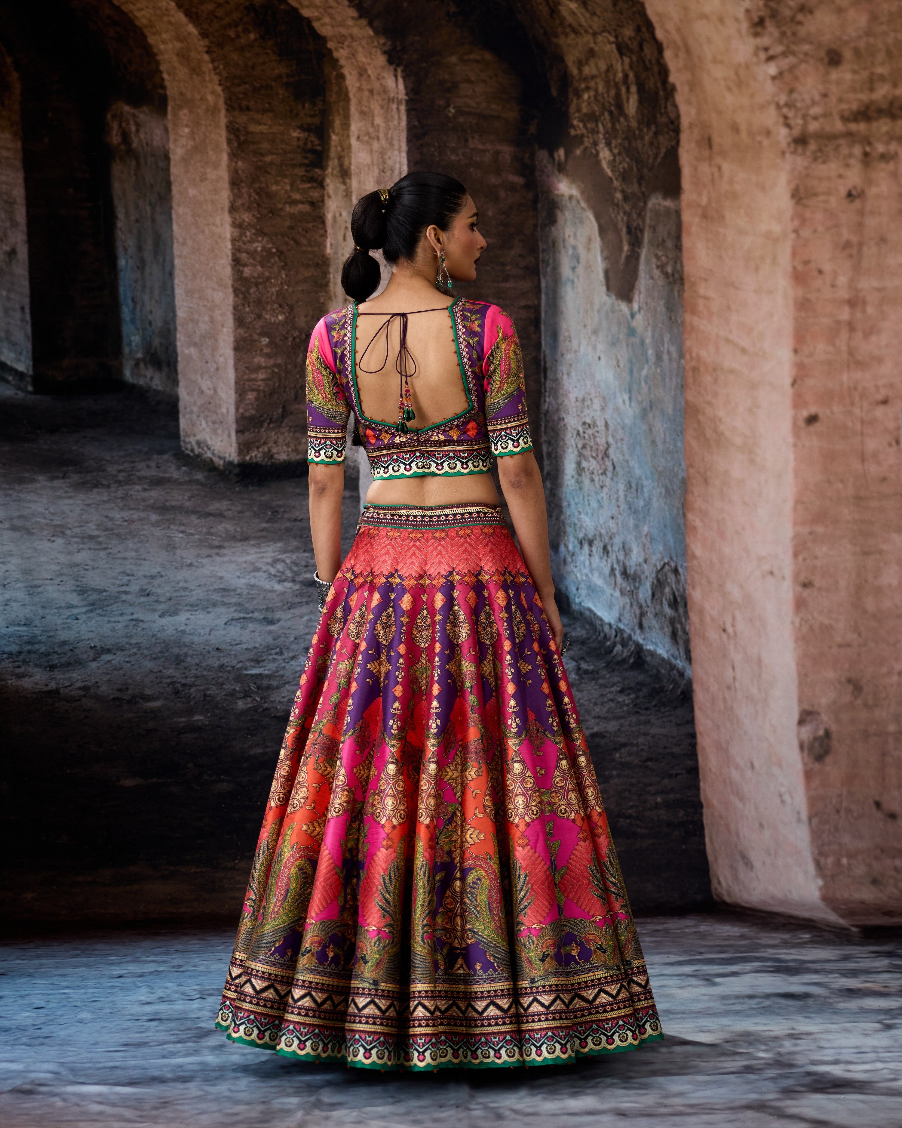 Bethari : Leela - Fuchsia/Orange/Purple