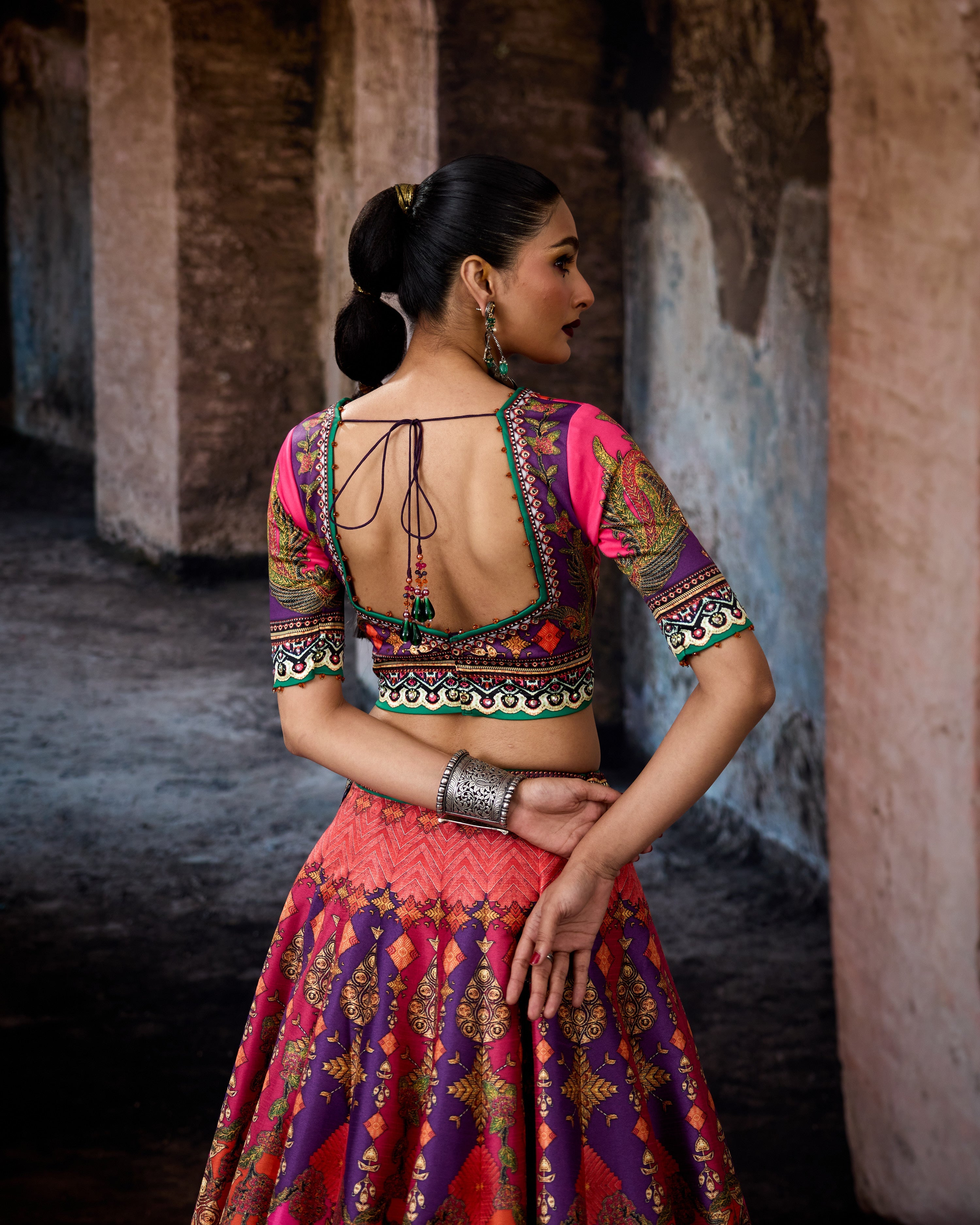 Bethari : Leela - Fuchsia/Orange/Purple