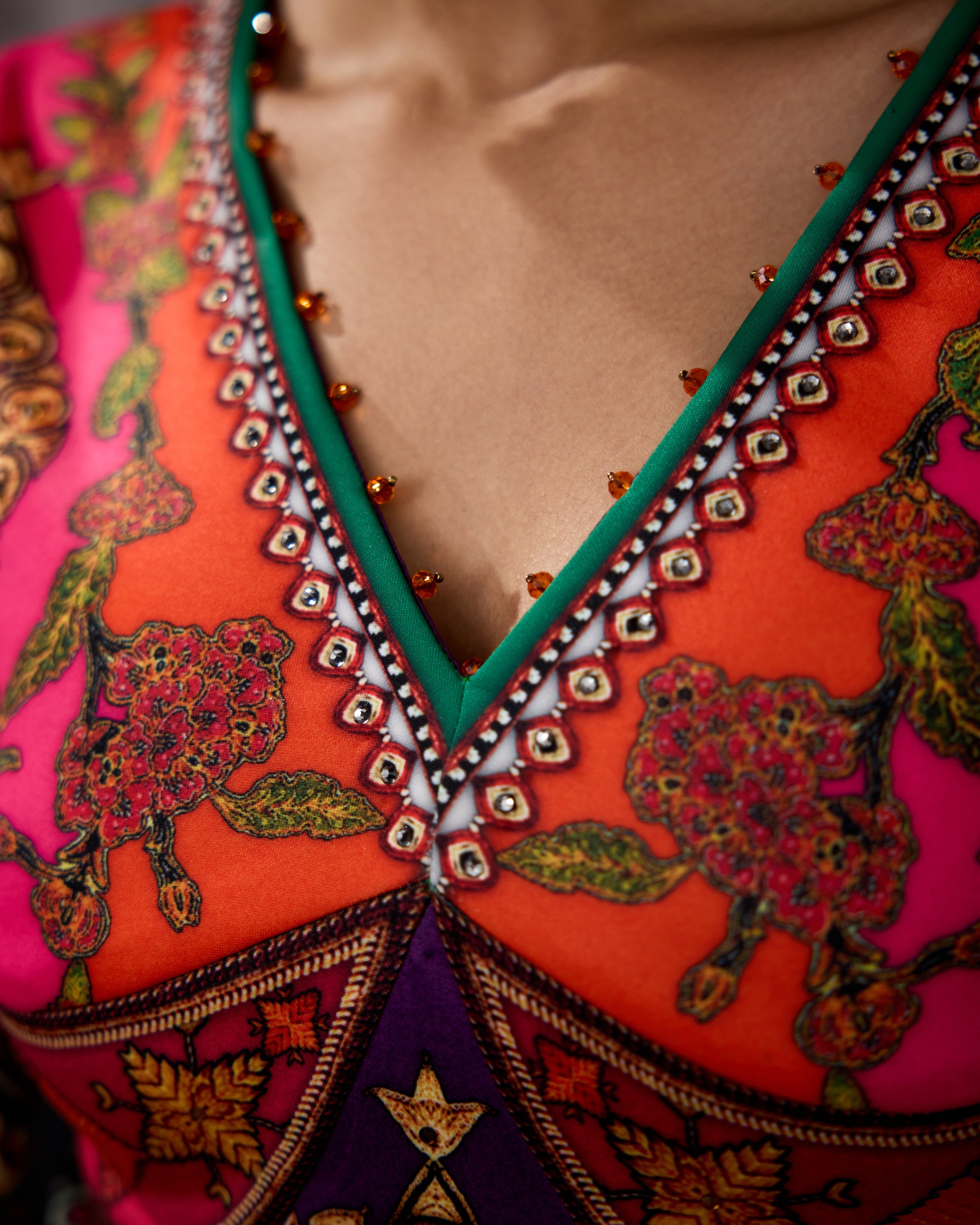 Bethari : Leela - Fuchsia/Orange/Purple