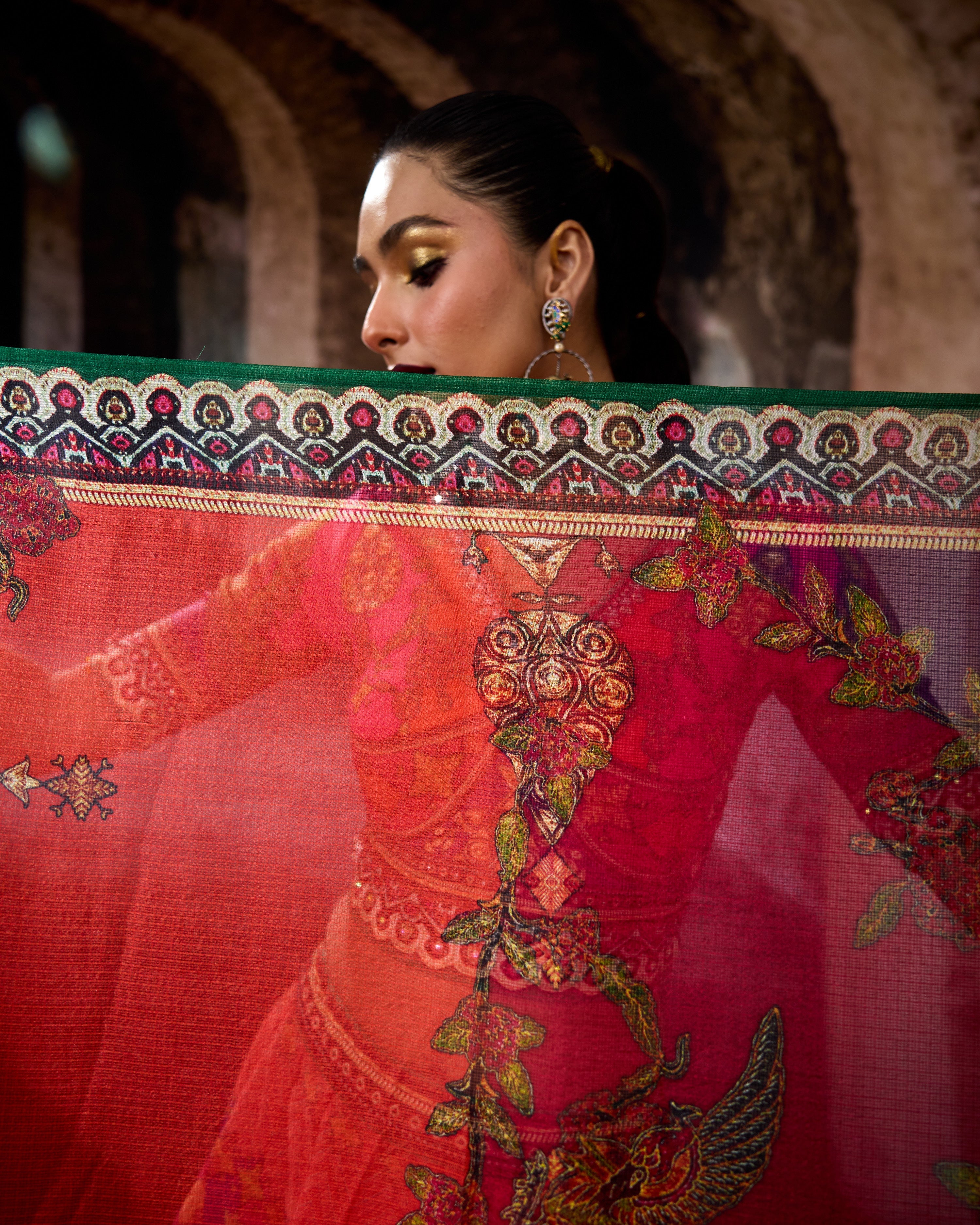 Bethari : Leela - Fuchsia/Orange/Purple