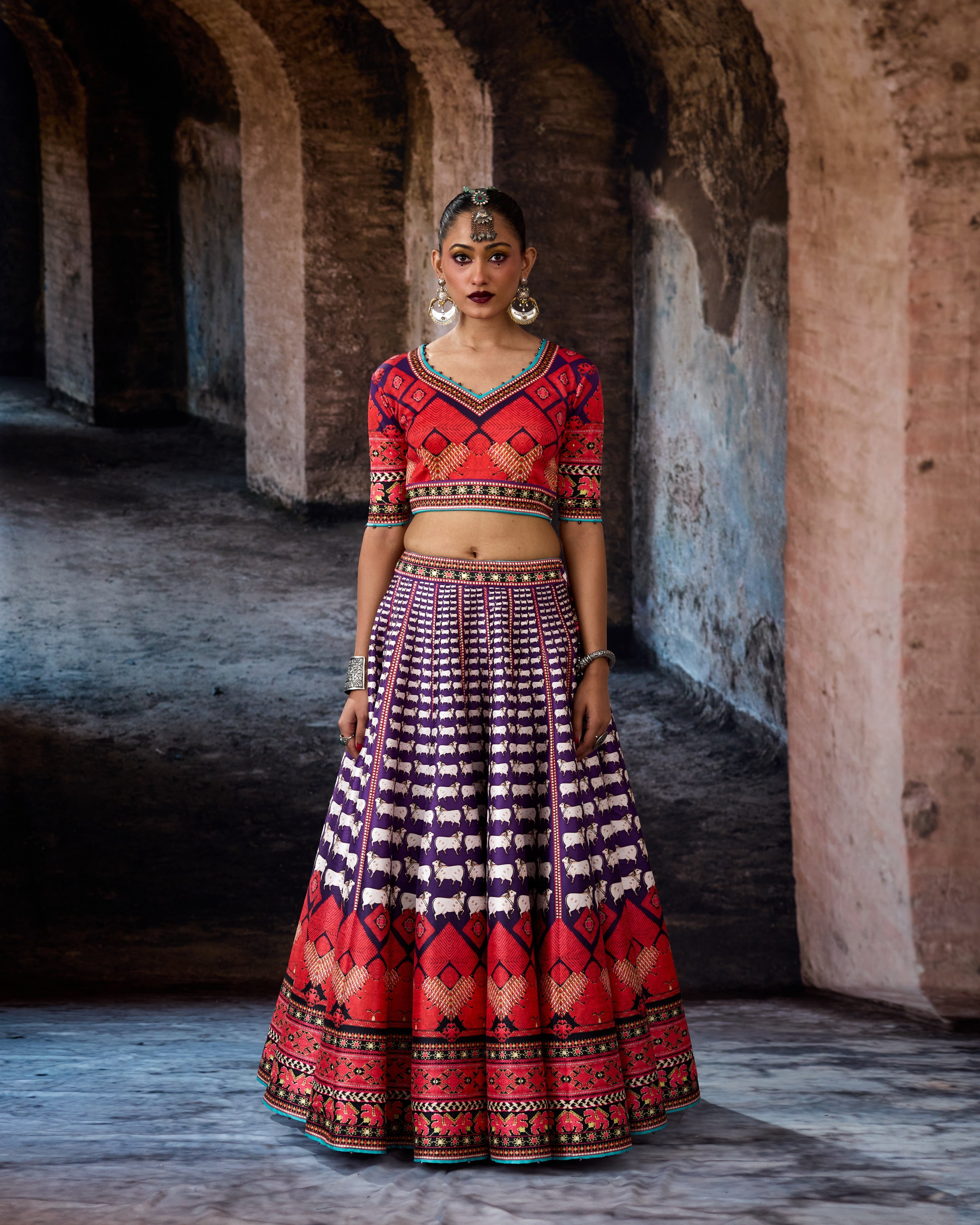 Bethari : Leela - Purple/Turquoise