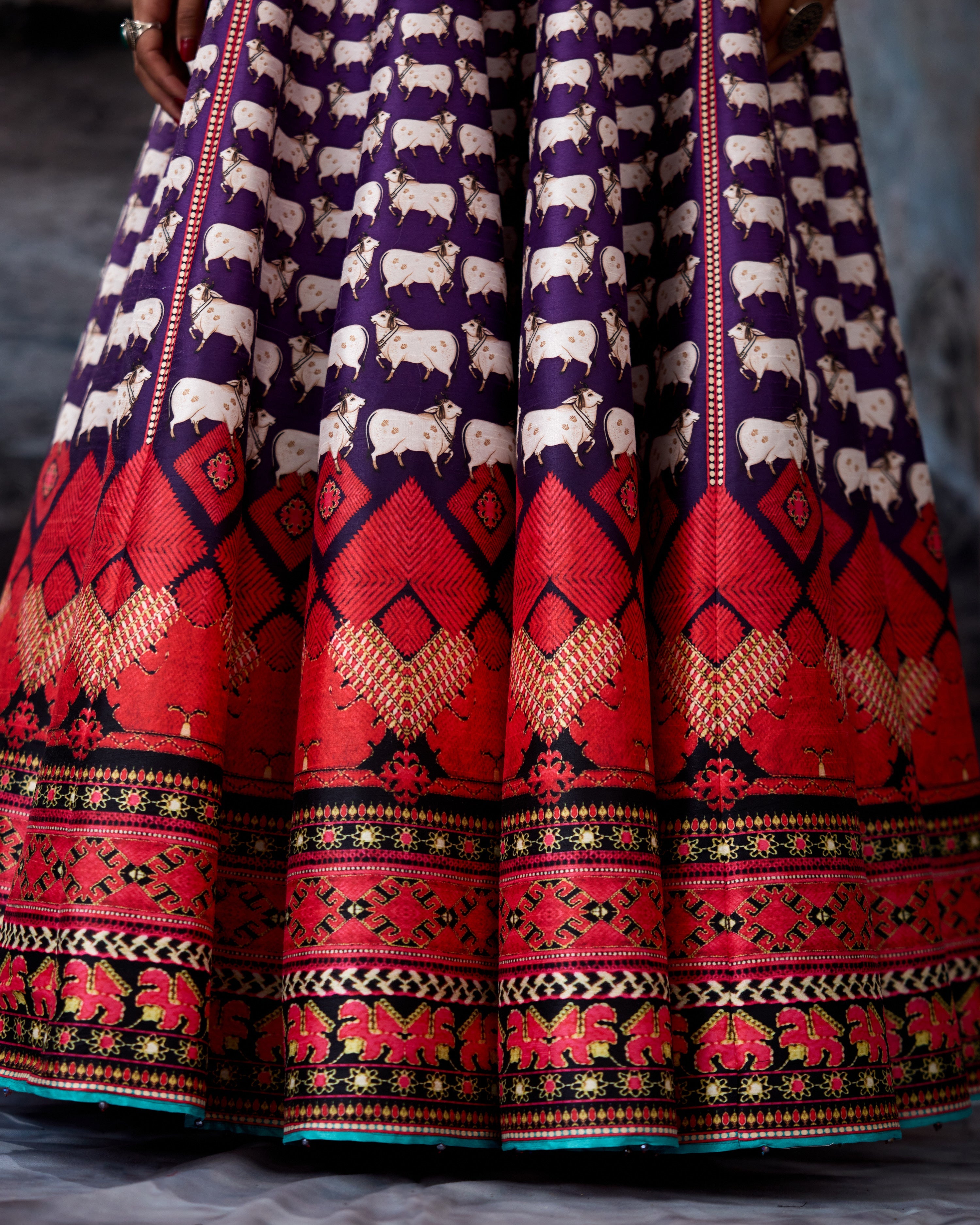 Bethari : Leela - Purple/Turquoise