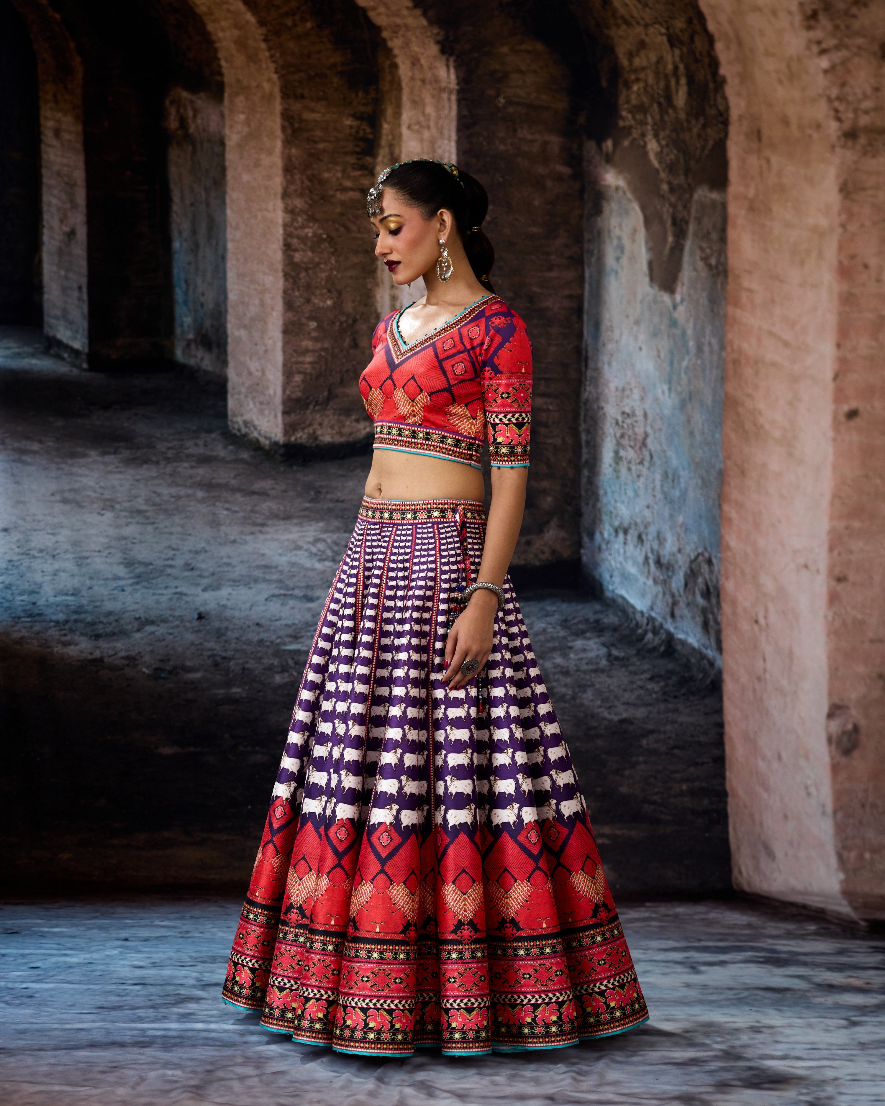 Bethari : Leela - Purple/Turquoise