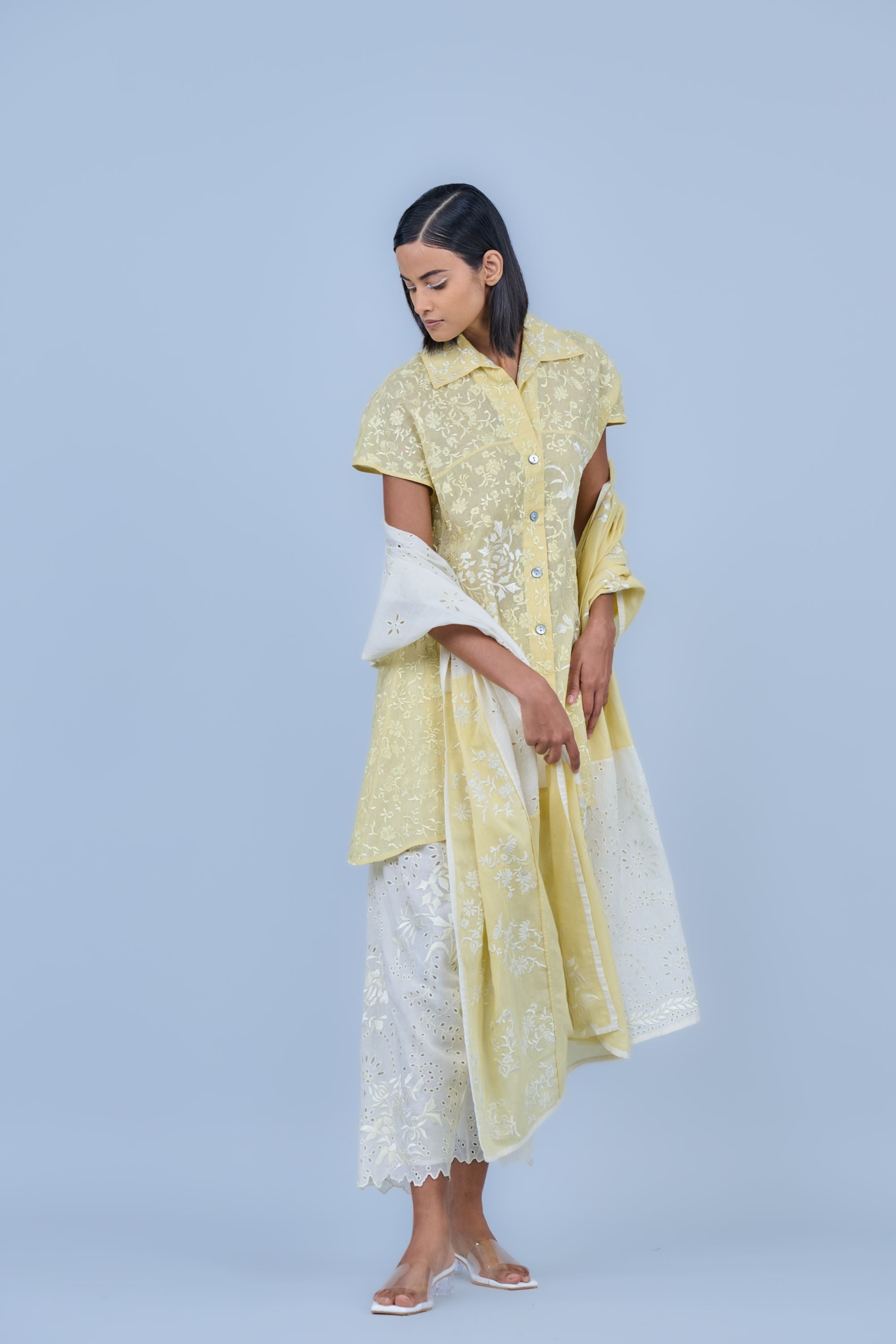 Ecru Ec Handloom Cotton Salwar