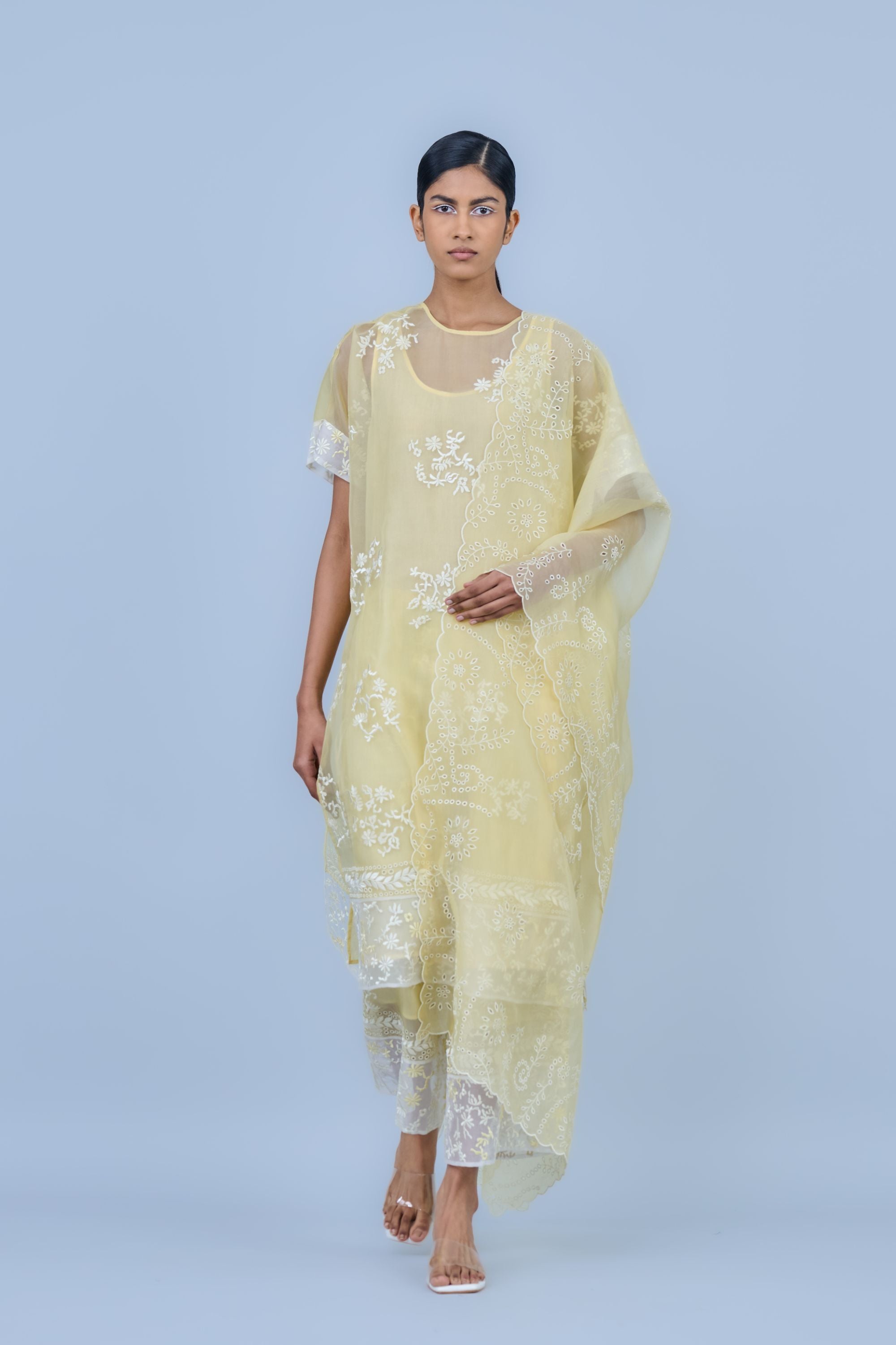 Sun Ec Silk Organza Pant