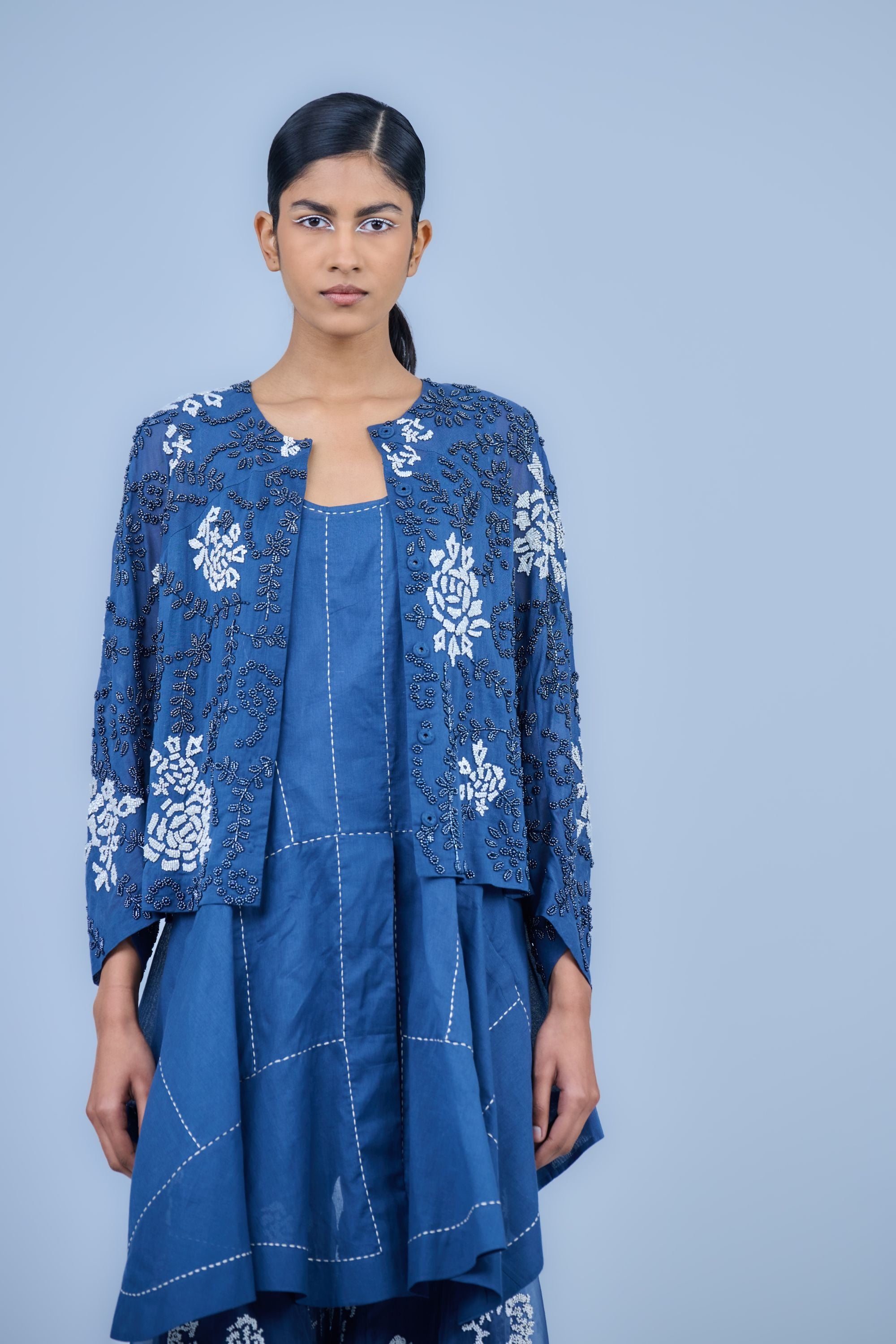 Space Ec Silk Organza Sharara
