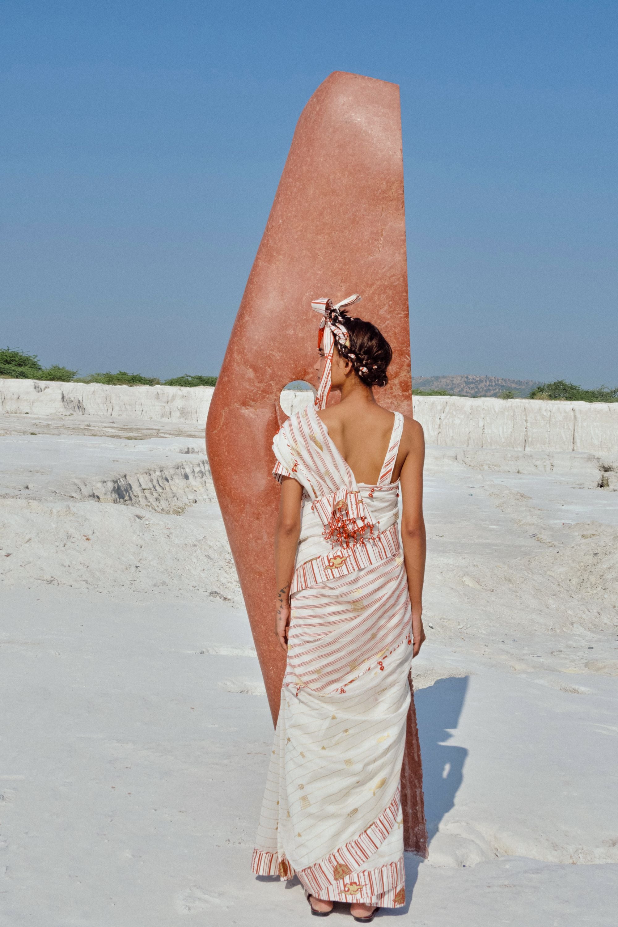 Hara Chanderi Saree