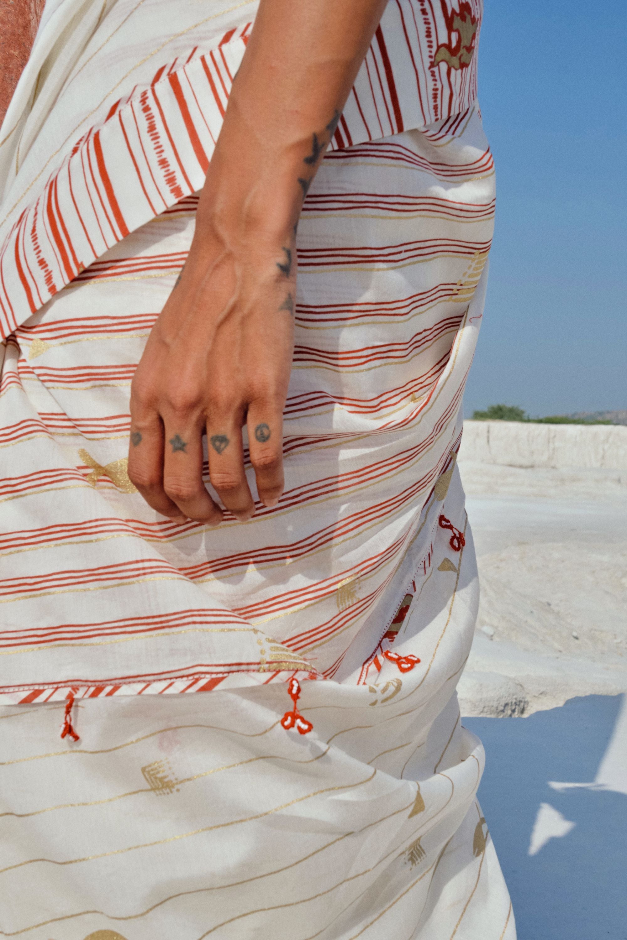 Hara Chanderi Saree