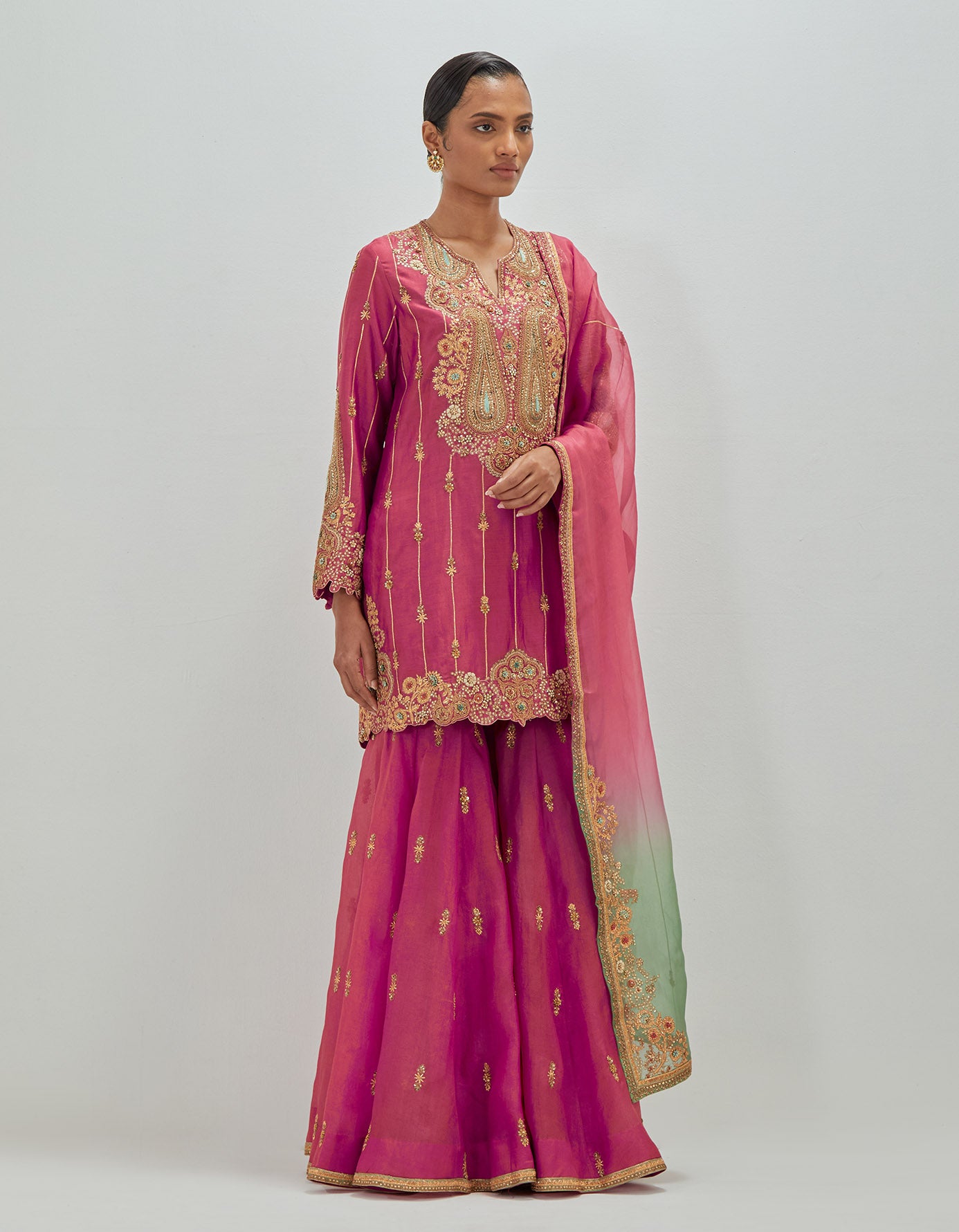 BANARASI PINK Sharara Set