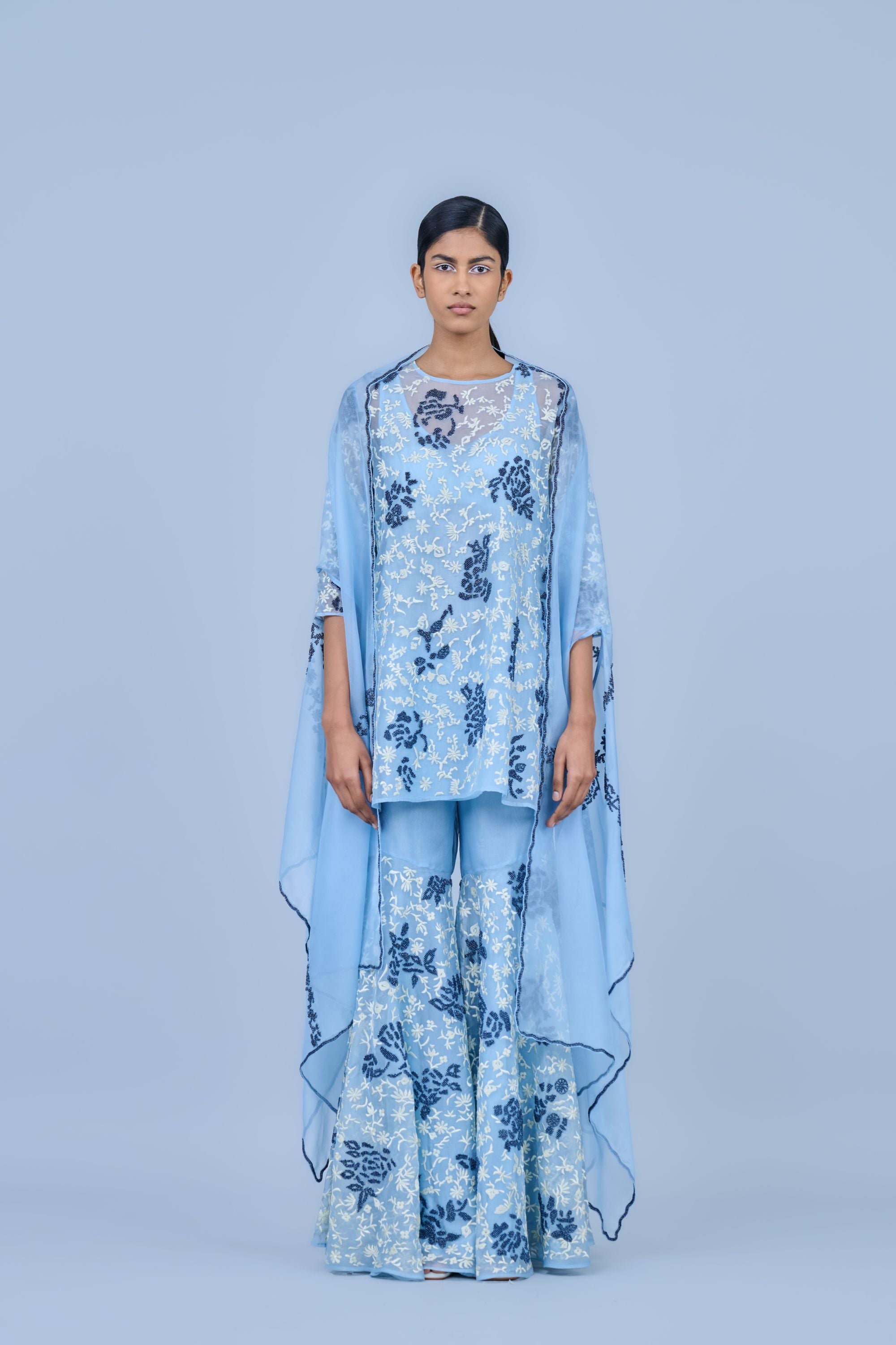Ice Ec Spc Silk Organza Top
