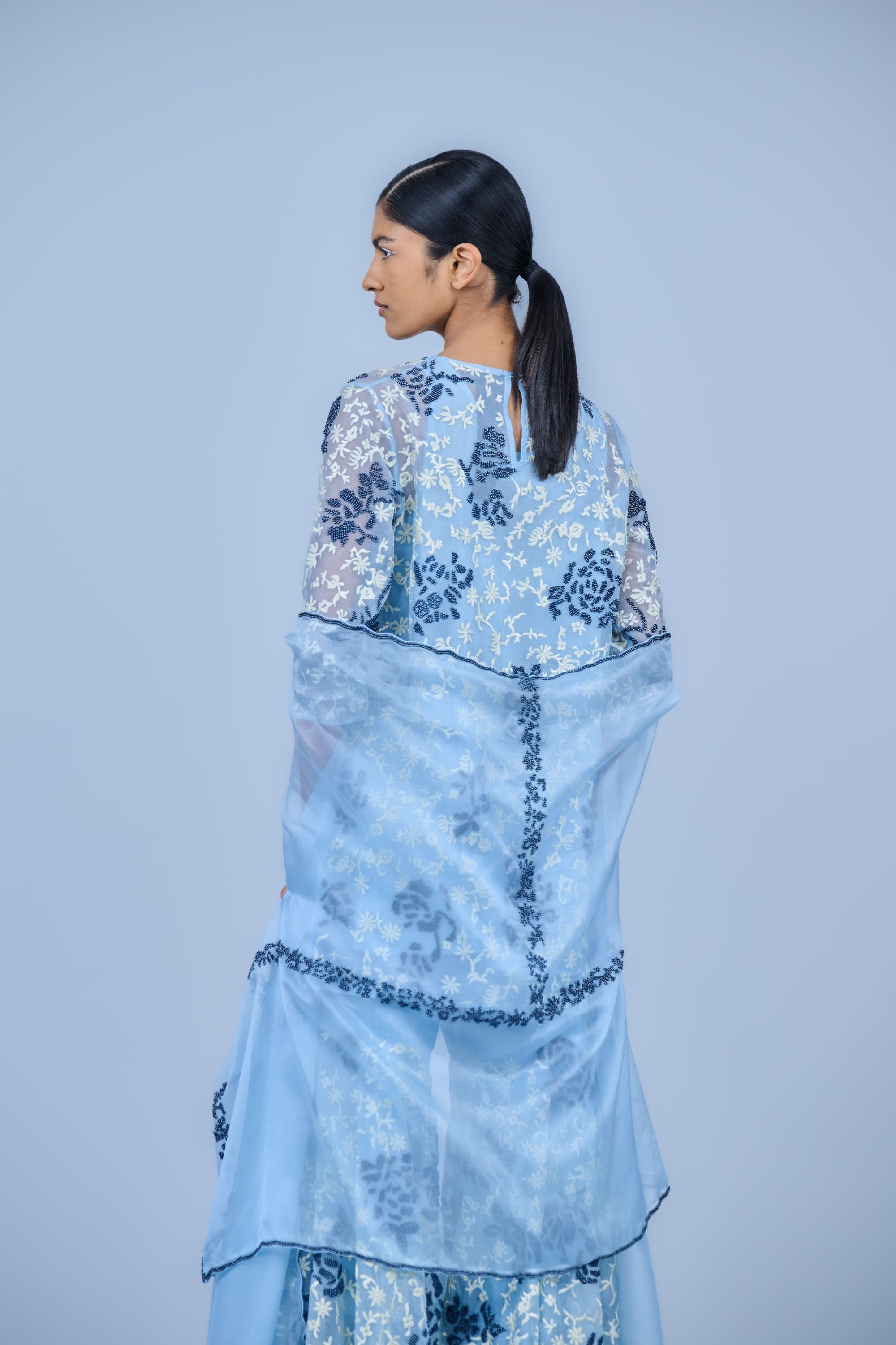 Ice Ec Spc Silk Organza Top